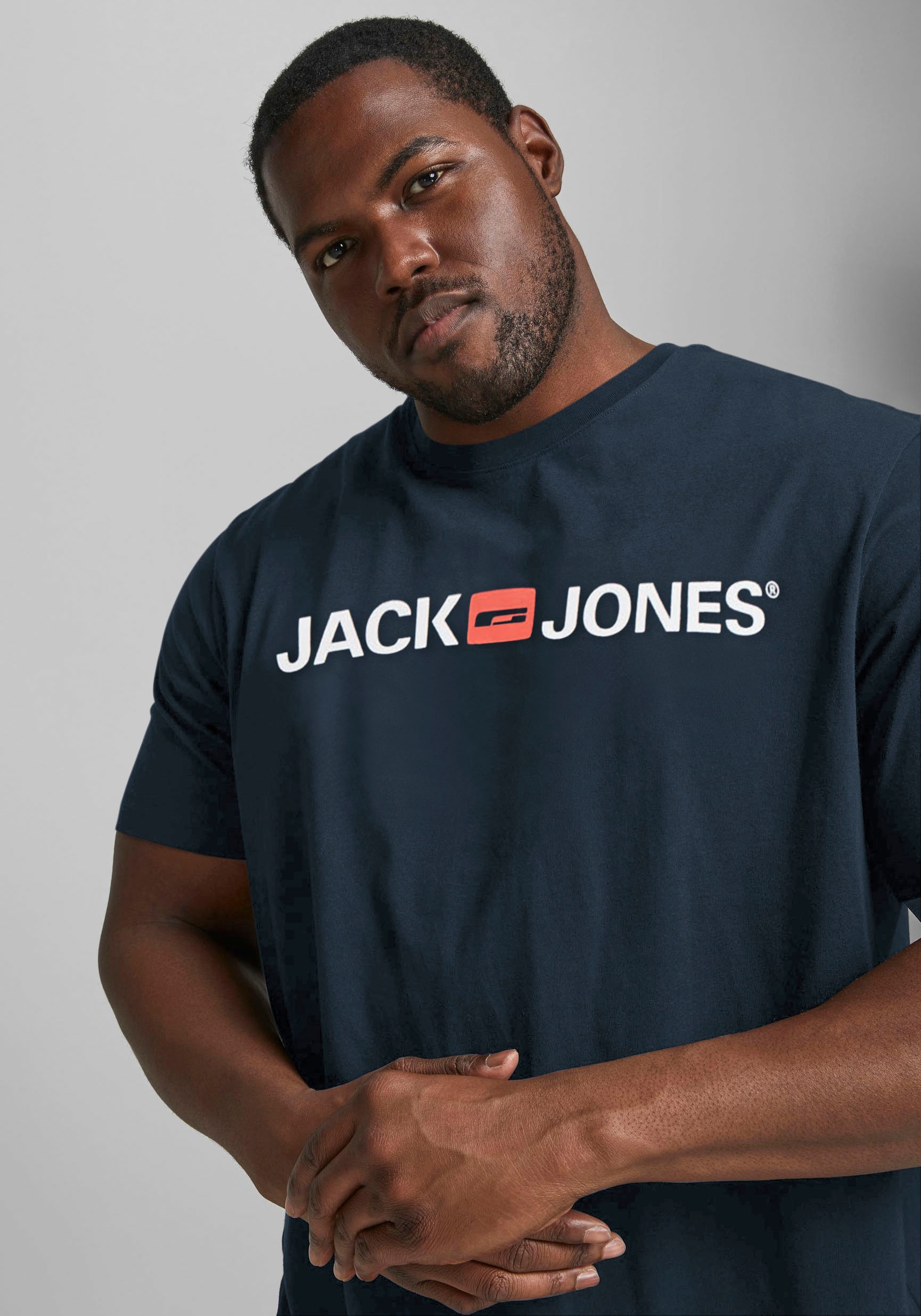 Jack & Jones PlusSize T-Shirt »CORP LOGO TEE«, bis Grösse 6XL