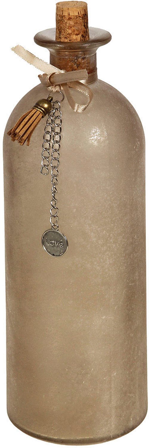 Ambiente Haus Dekovase »Dekoaration Flasche - braun L«