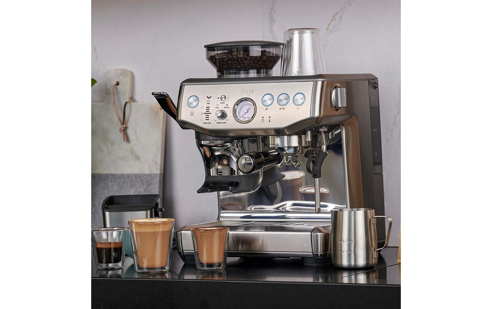 Sage Siebträgermaschine »Barista Impress Stain.steel«