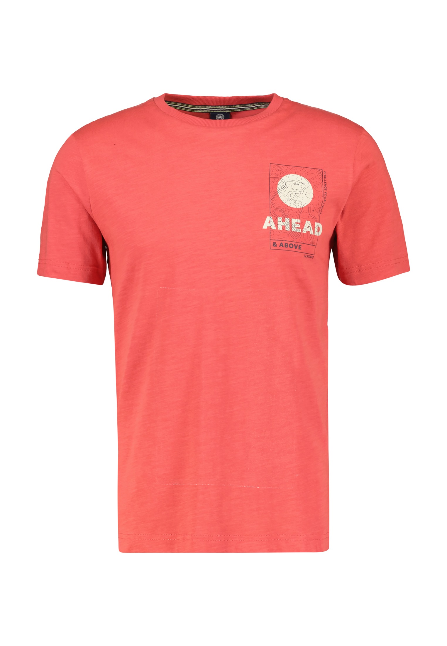 LERROS T-Shirt »LERROS T-Shirt, Brustprint, links«