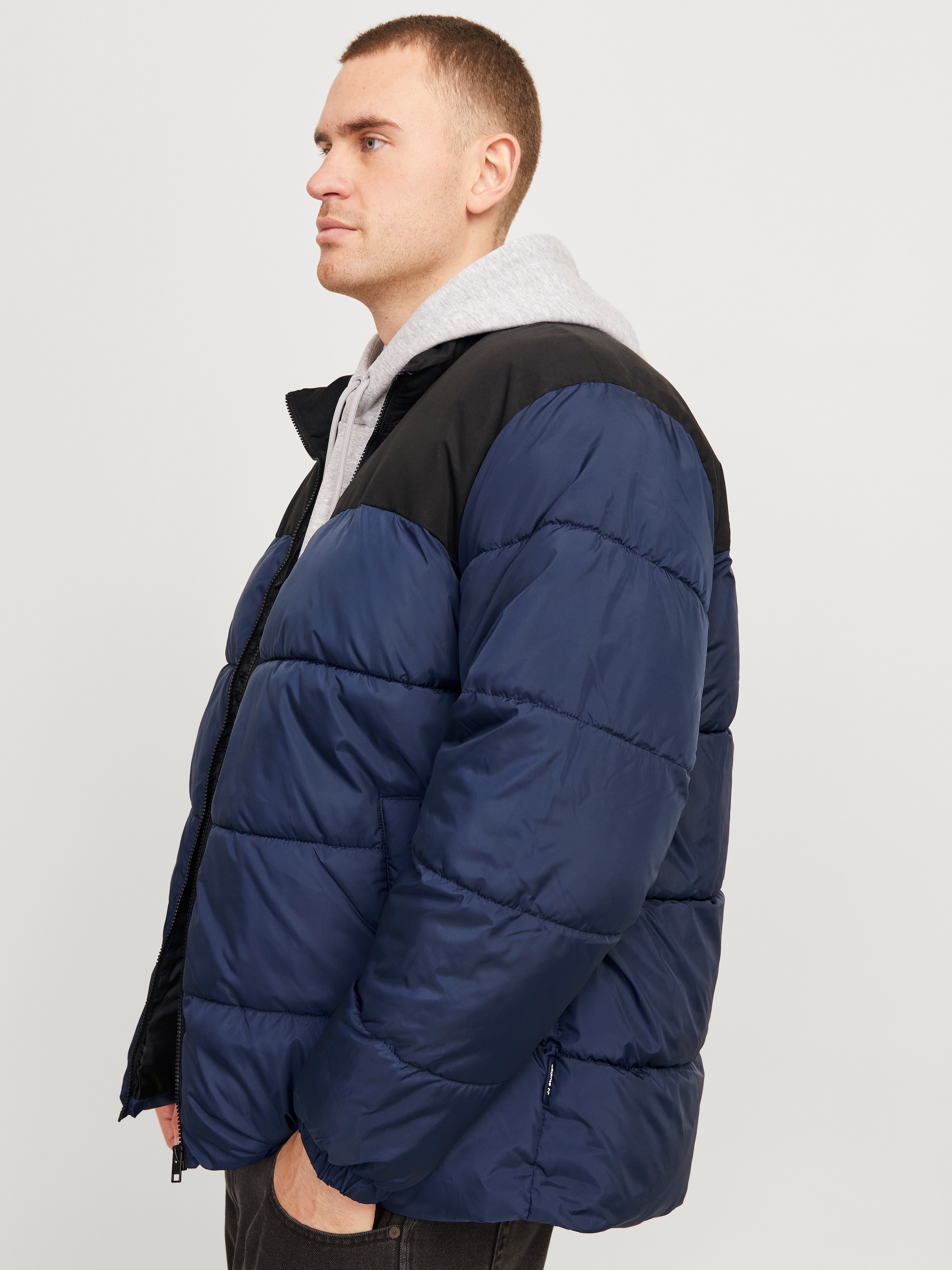 Jack & Jones PlusSize Steppjacke »JJMOON STAND COLLAR PUFFER PLS«