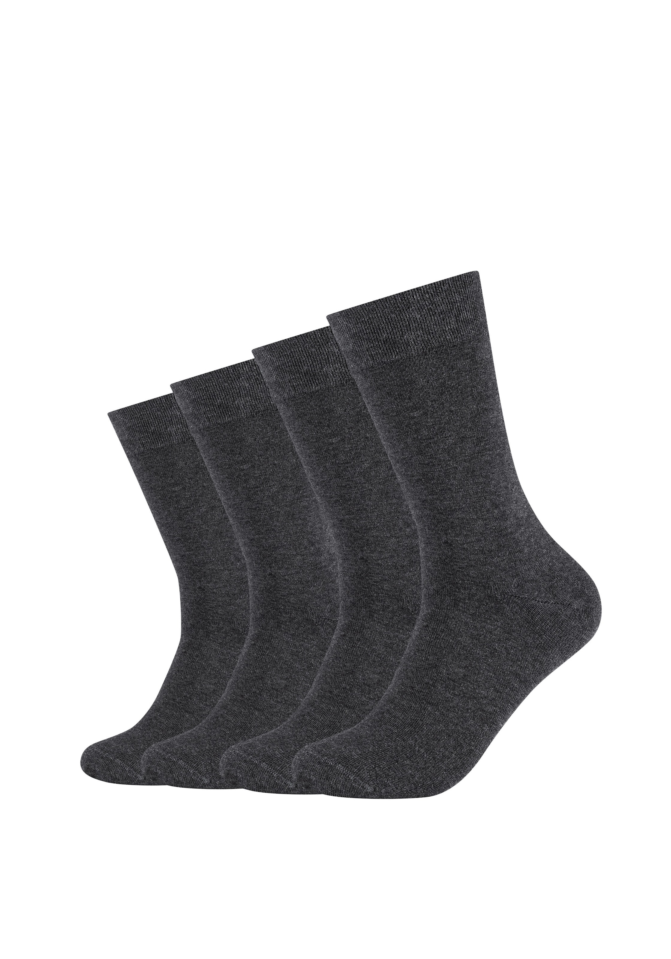 Camano Socken, (Packung, 4 Paar), Atmungsaktiv: 97% Bio-Baumwolle