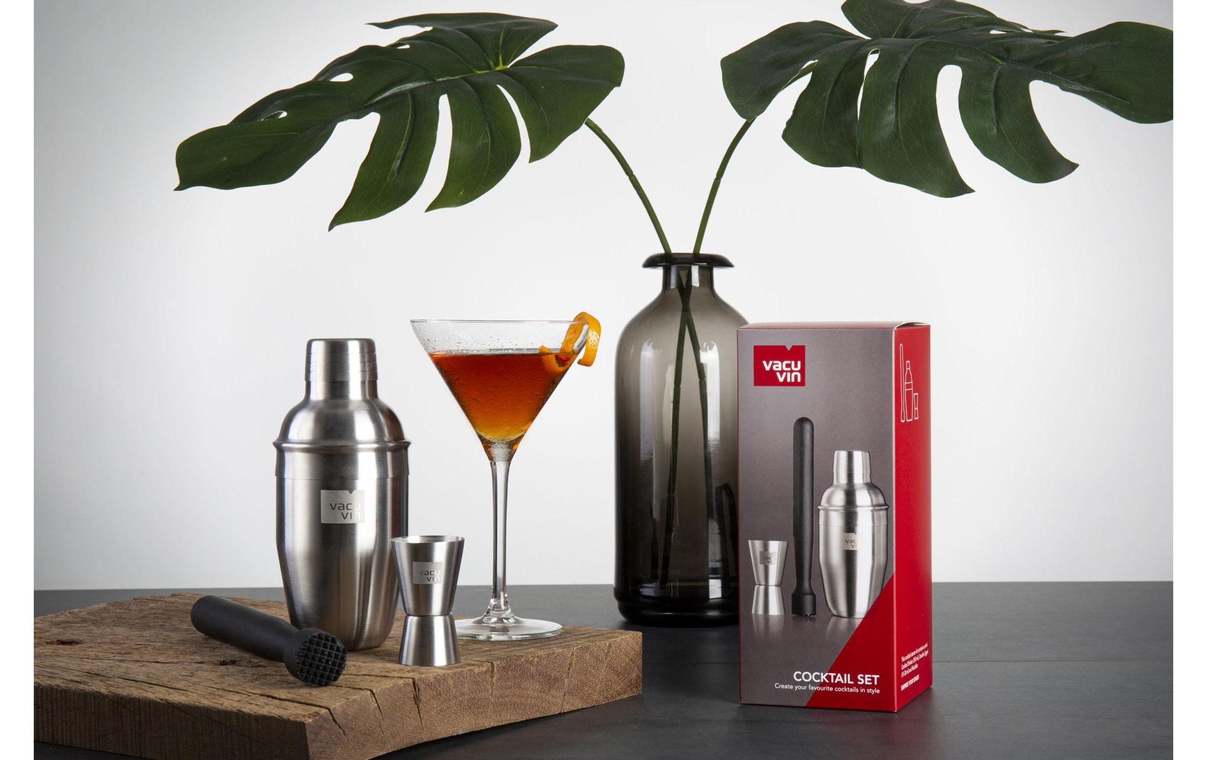 VACUVIN Cocktail Shaker »0.35 l, Silberfarben«