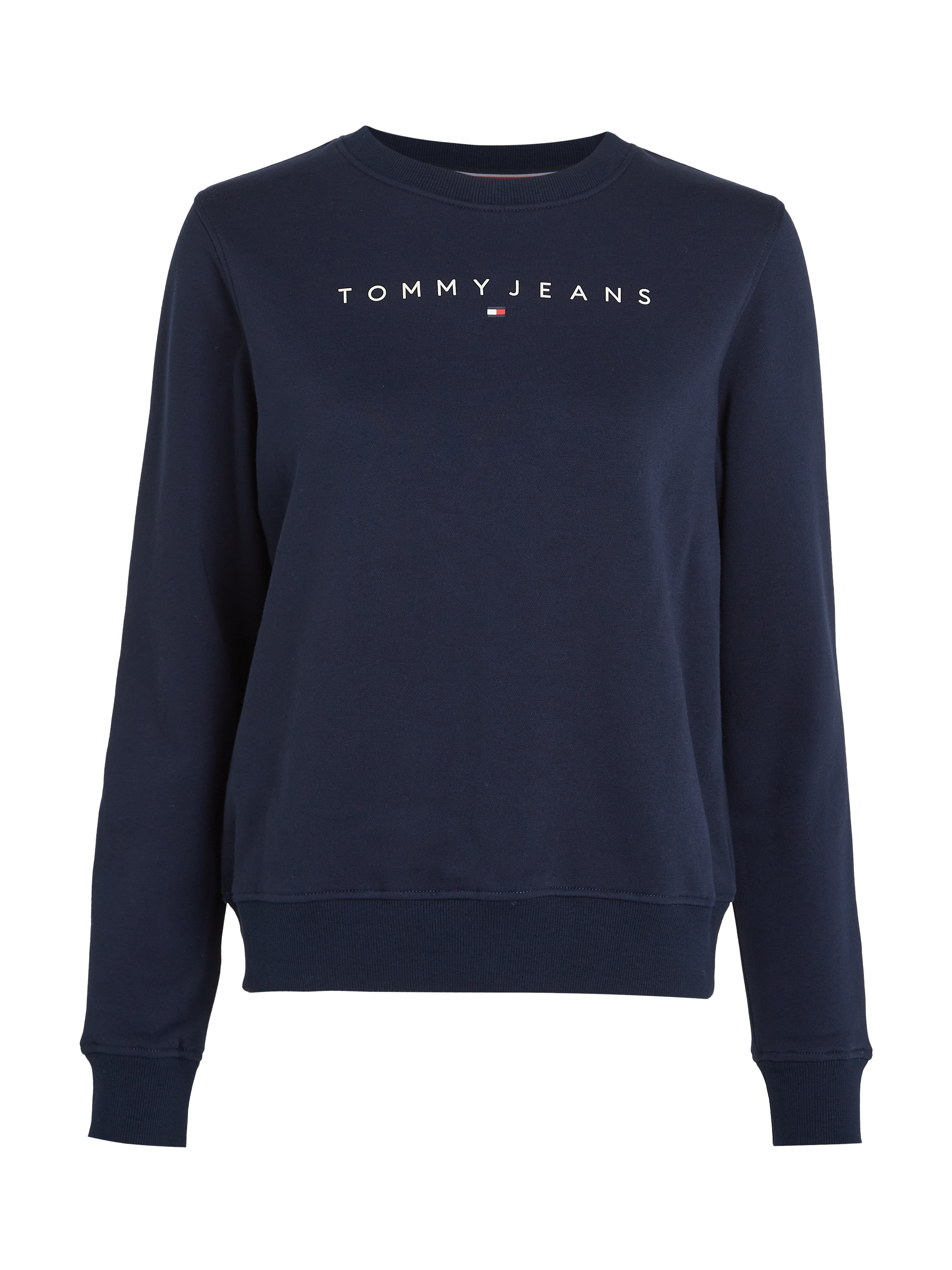 Tommy Jeans Curve Sweatshirt »TJW REG LINEAR CREW EXT«, in Grossen Grössen mit Logoschriftzug