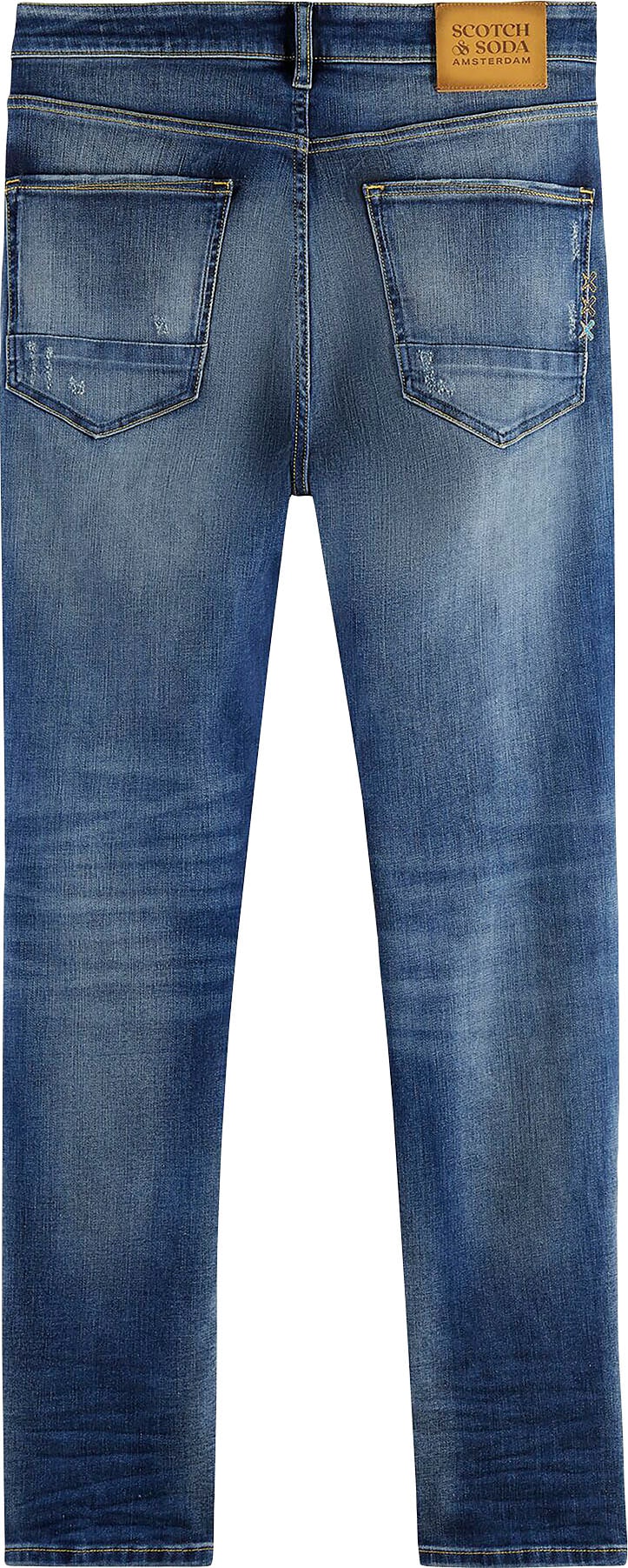 Scotch & Soda Skinny-fit-Jeans »Seasonal Essentials Skim skinny jeans, Cloud of Smoke«, mit Faded-out & leichten used Effekten