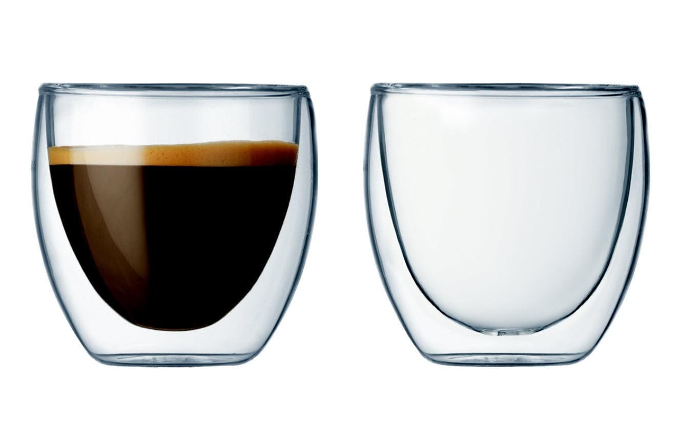 Bodum Espressoglas »Pavina 0.8 dl«, (2 tlg.)