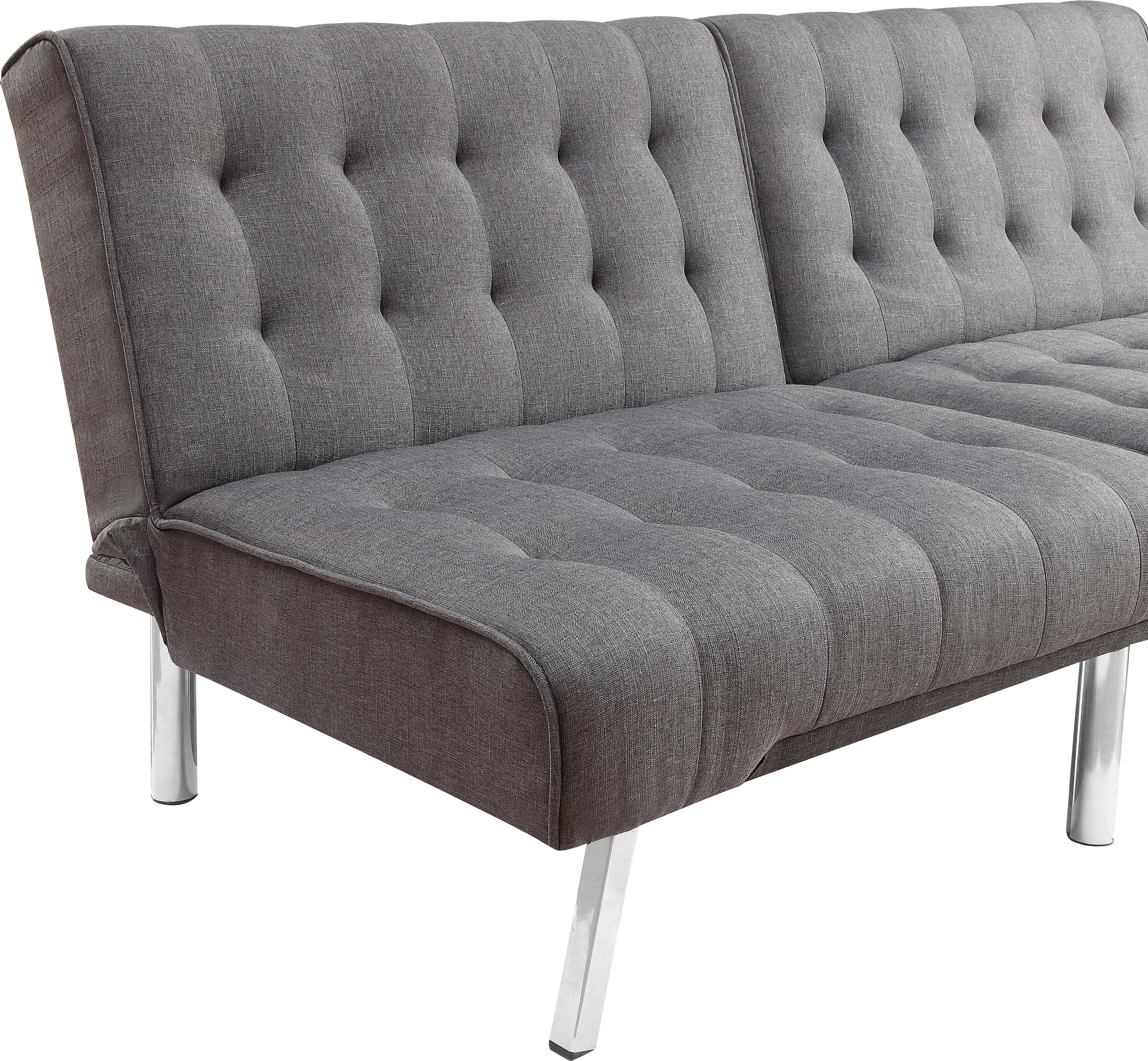 ATLANTIC home collection Sofa »Pierre«, mit verstellbarer Rückenlehne, mit Wellenunterfederung