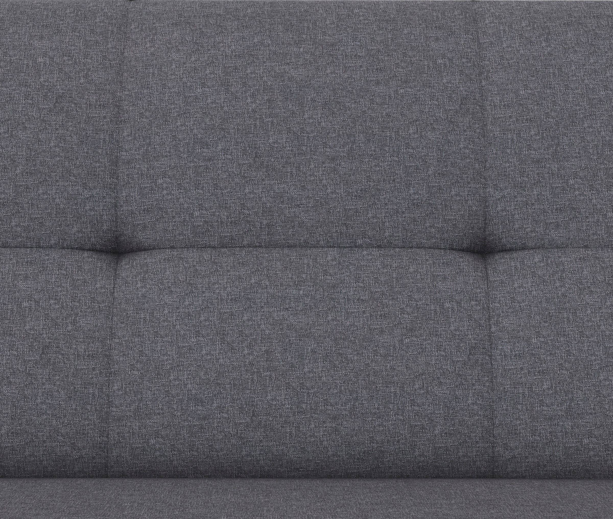 Dorel Home Ecksofa »Lilly, L-Form,«, mit Bett-Funktion, Recamiere beidseitig montierbar, Sitzhöhe 43 cm