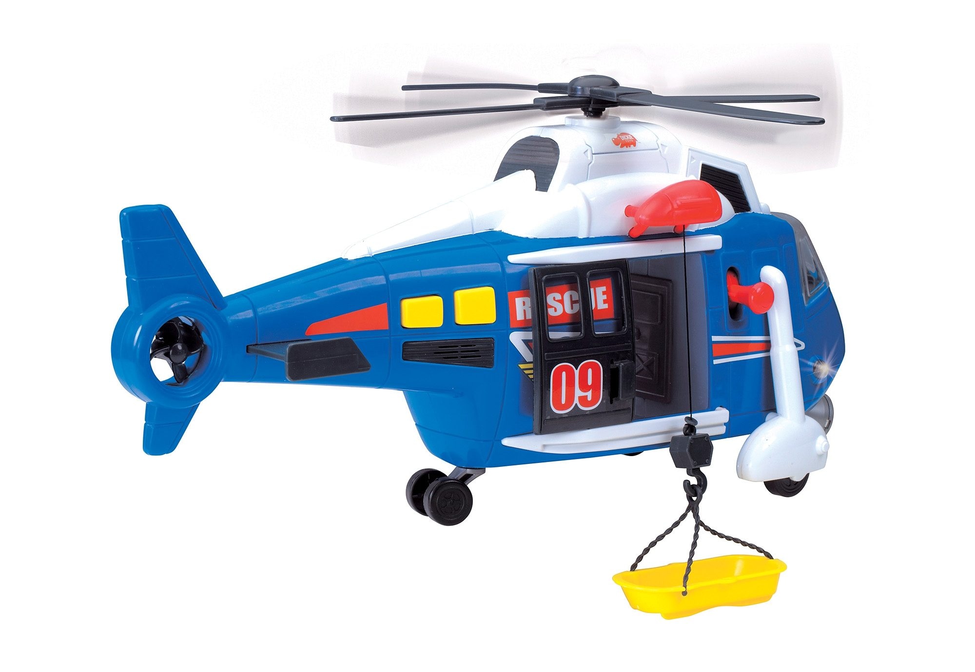 Dickie Toys Spielzeug-Hubschrauber, mit drehbarem Rotor, Licht und Sound