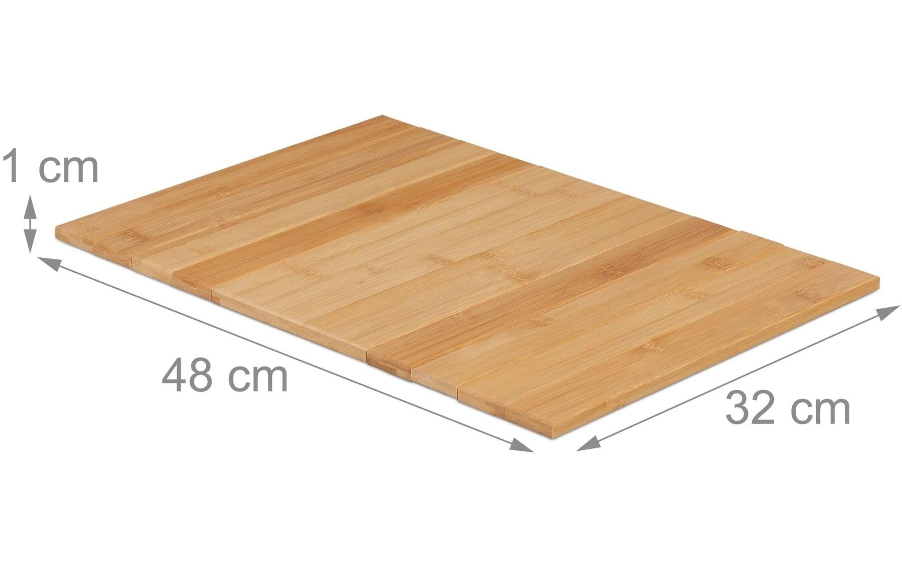 relaxdays Tablett »Natur«, (1 tlg.)