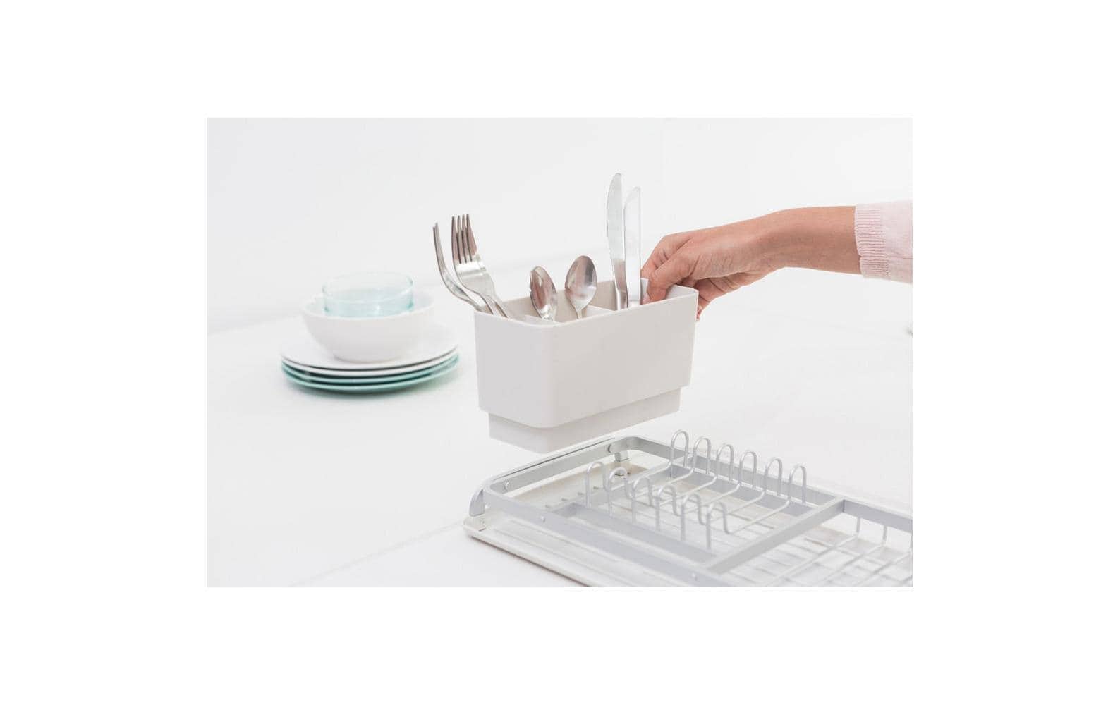 Brabantia Geschirrständer »Compact light grey«