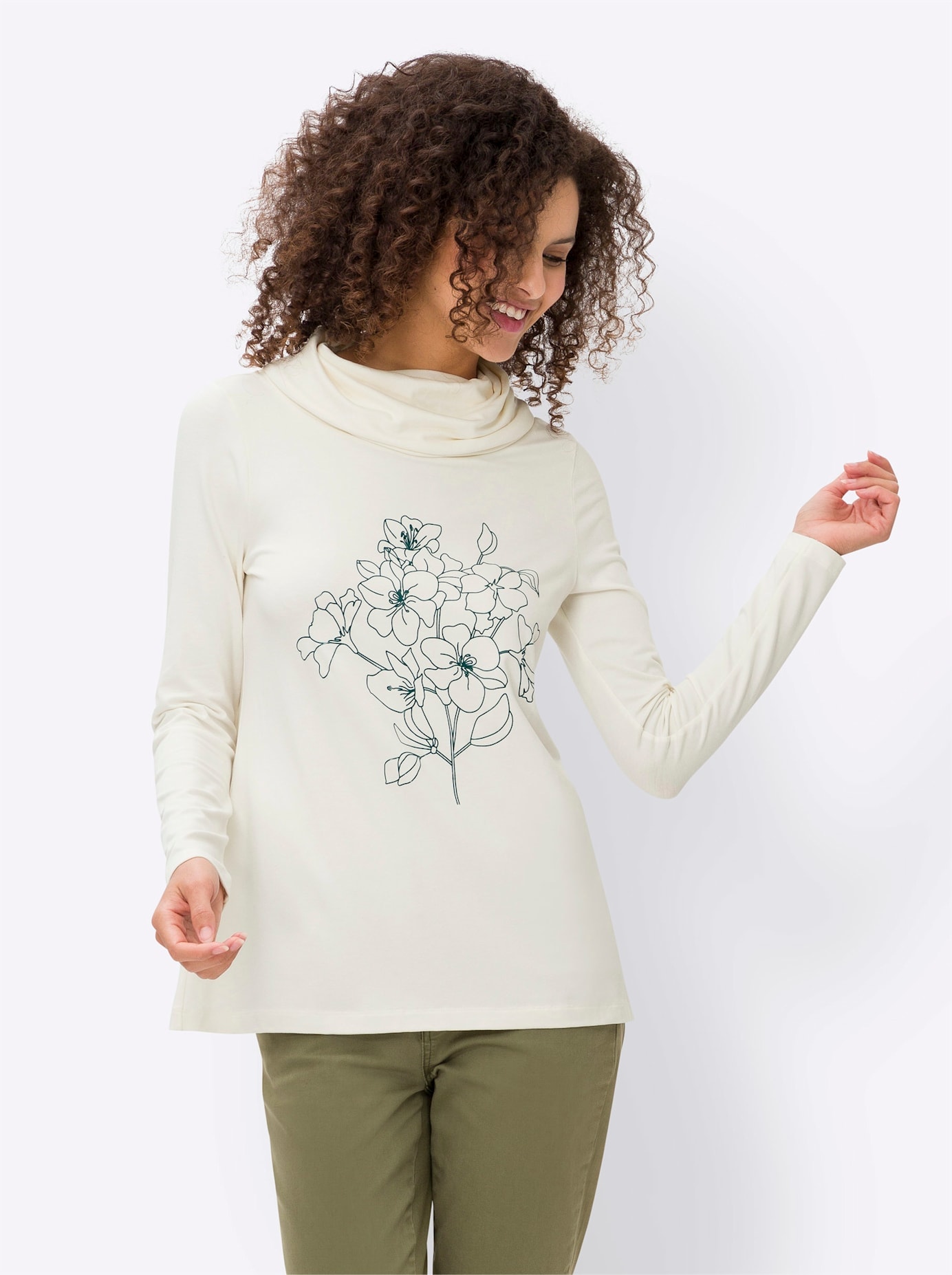 heine Rollkragenshirt »Shirt«, (1 tlg.)