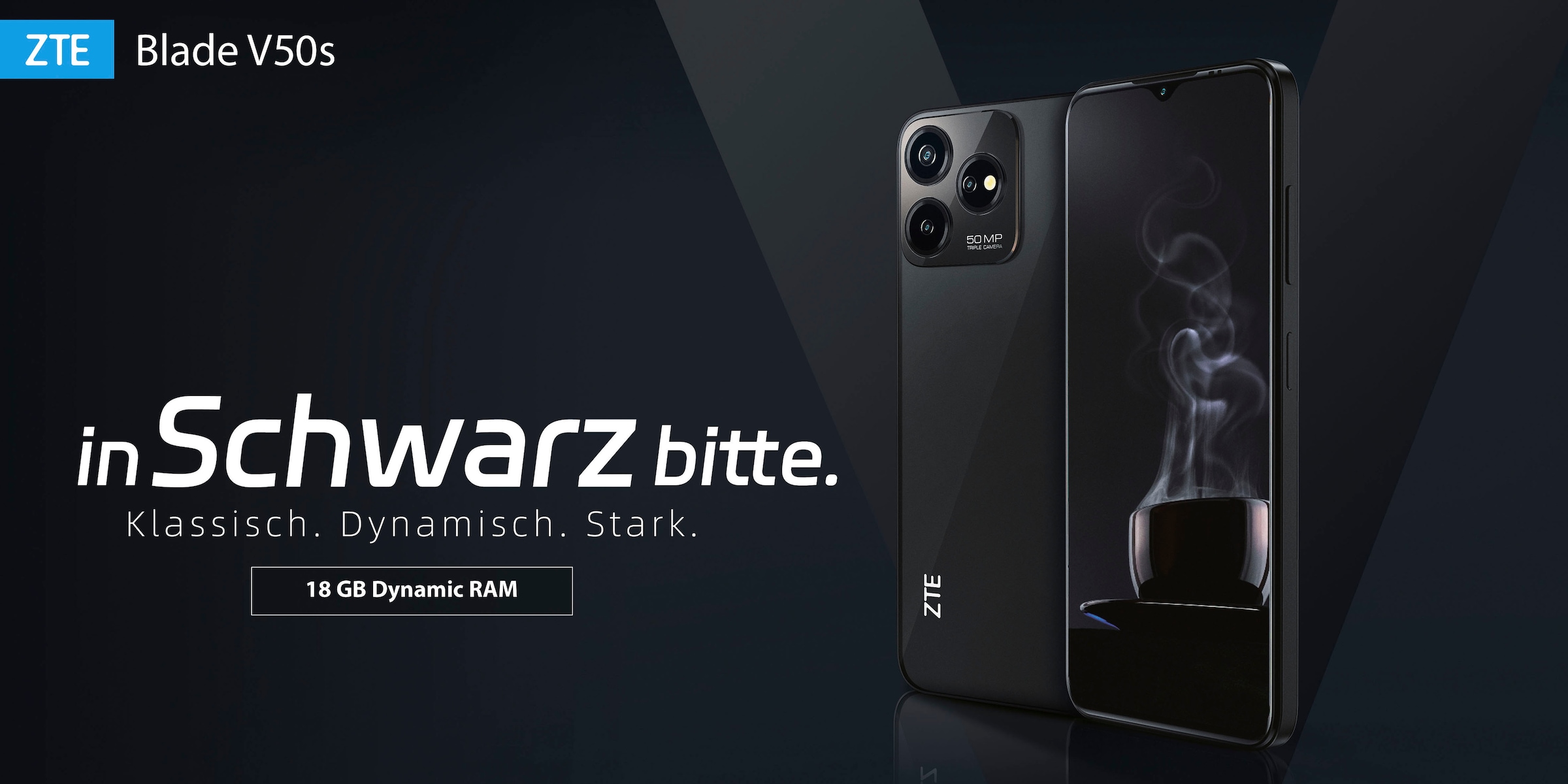 ZTE Smartphone »Blade V50S«, schwarz