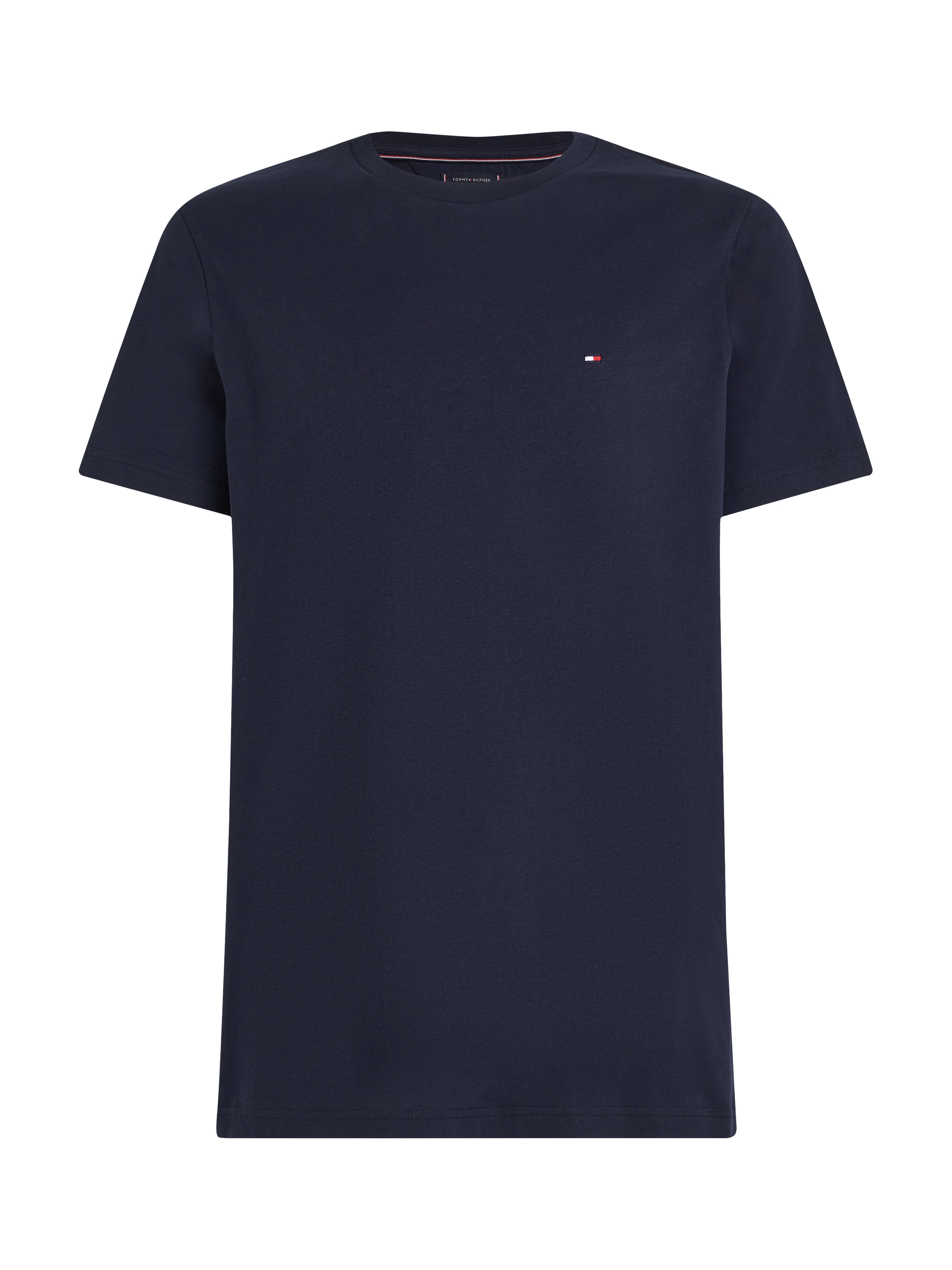 Tommy Hilfiger T-Shirt »ESSENTIAL REG FIT SOLID TEE«, mit Rundhalsausschnitt