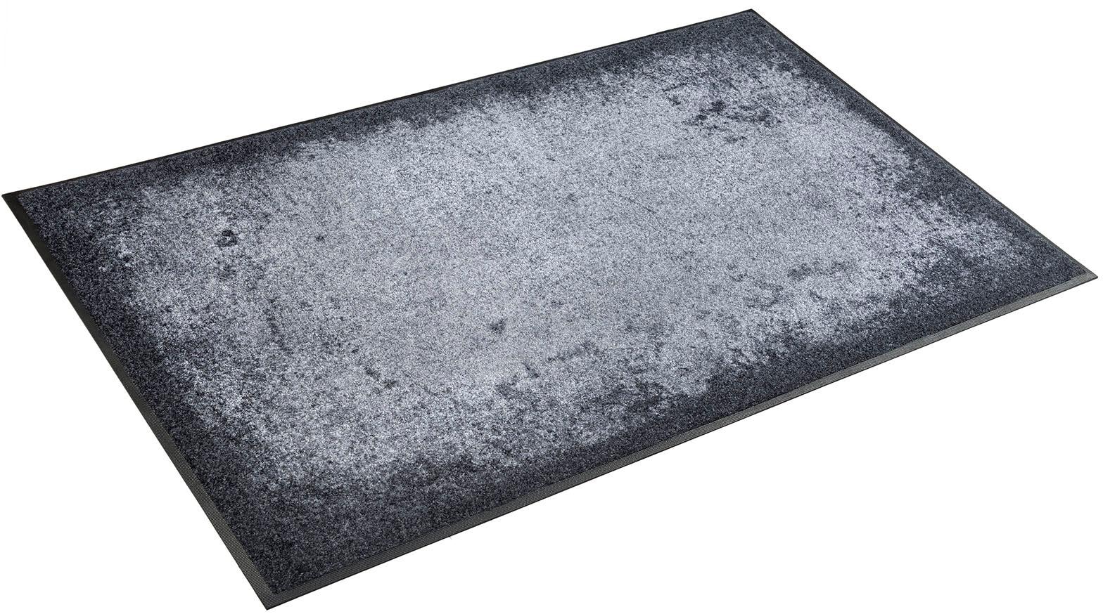 wash+dry by Kleen-Tex Teppich »Shades of Grey«, rechteckig, 7 mm Höhe, rutschhemmend, waschbar, Wohnzimmer