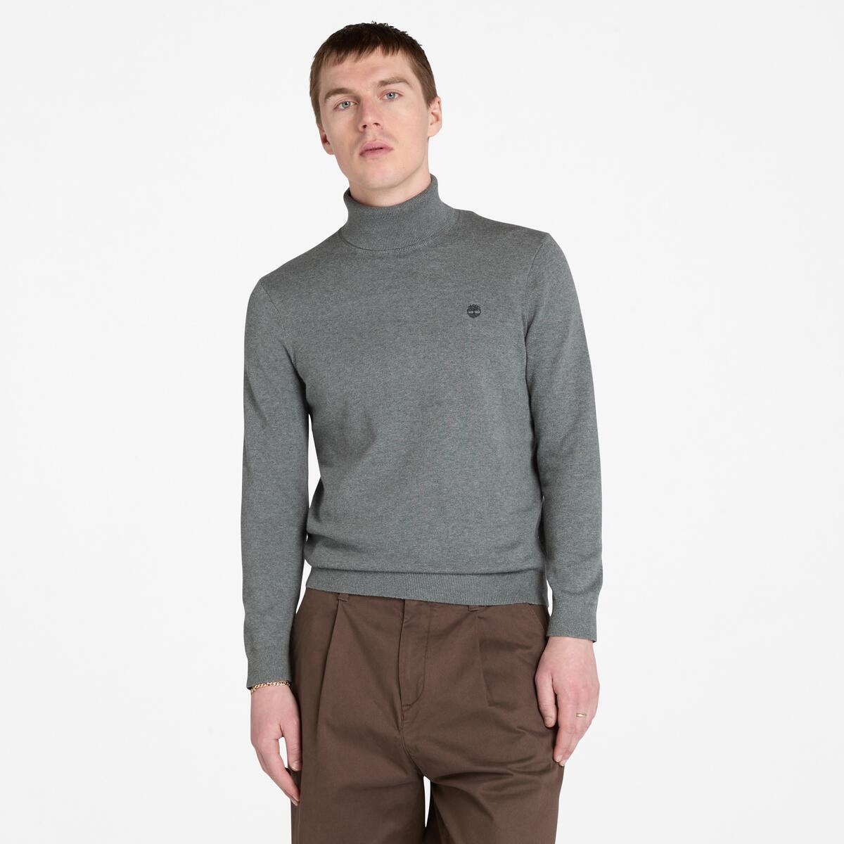 Timberland Rollkragenpullover "WILLIAMS RIVER Turtle Neck Cotton S" mit Rollkragen, Langarm-Design, sportlicher Stil, aus Baumwolle