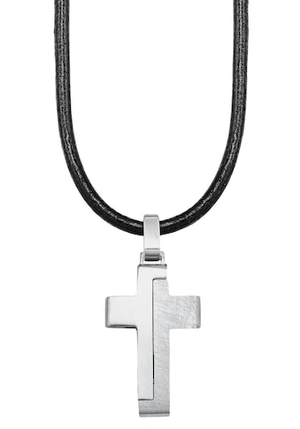 Kette mit Anhänger »Halskette Kreuz, 2024225«