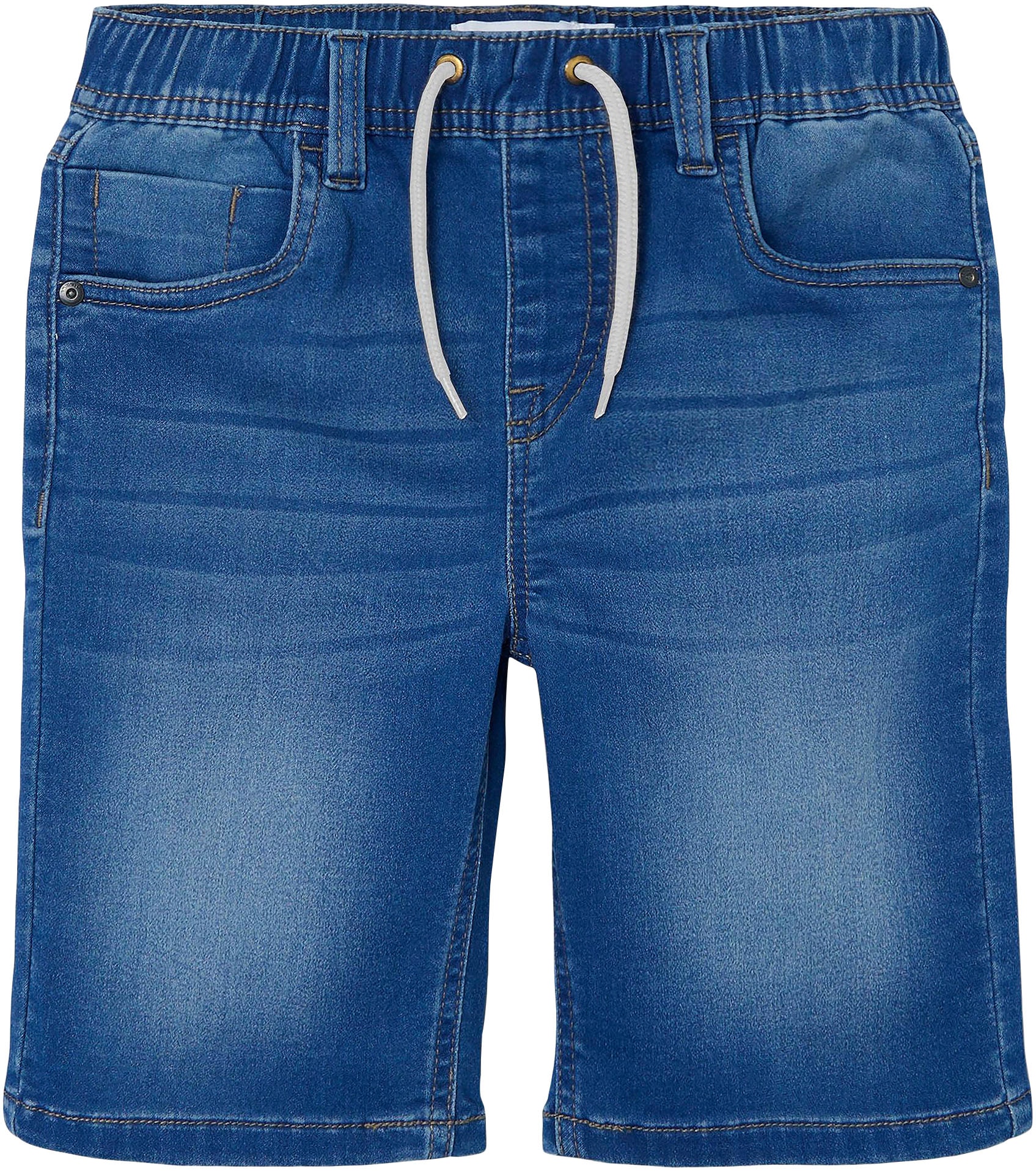 Name It Jeansshorts »NKMRYAN JOGGER DNM L SHOR« Baumwollmischung, elastisches Bündchen, verstellbar