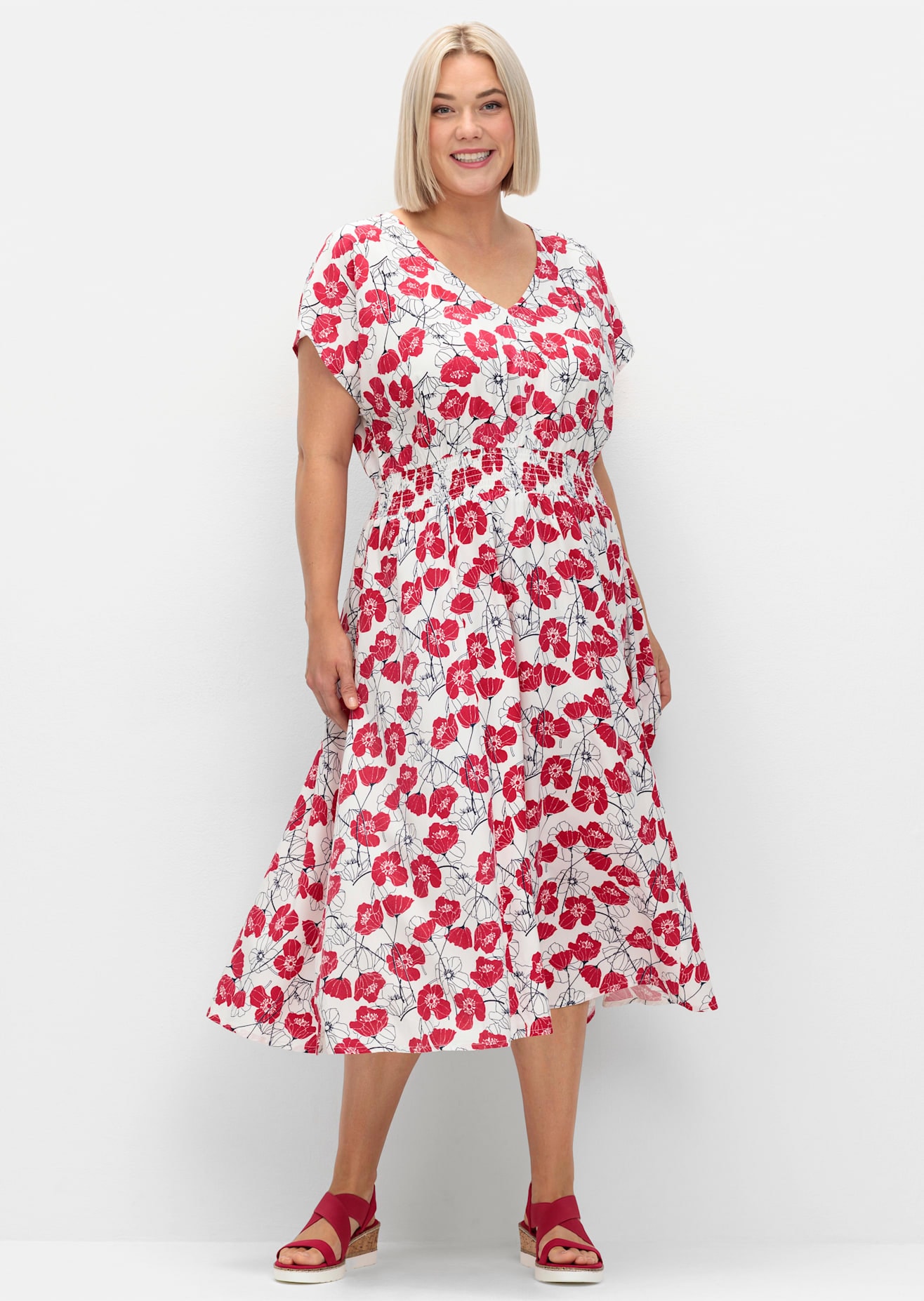 Sheego Druckkleid »Druckkleid«