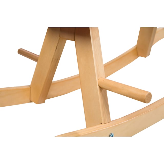❤ roba® Schaukelpferd »Holzspielzeug, Natur/Rot«, aus Holz kaufen im  Jelmoli-Online Shop