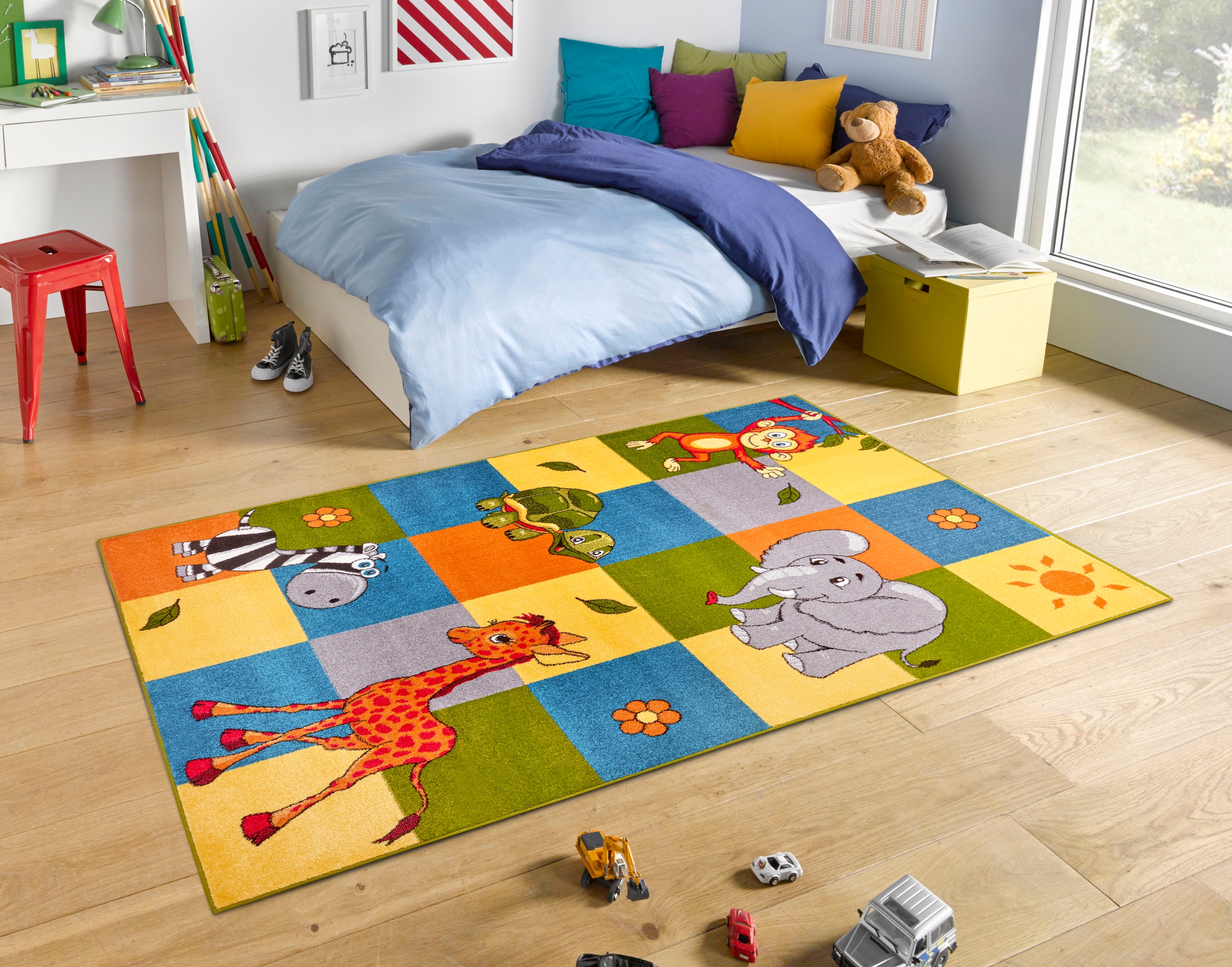 HANSE Home Teppich »Patchwork Zoo«, shoppen Spielunterlage, | Farbenfrohes Design, Tiere online Jelmoli-Versand rechteckig
