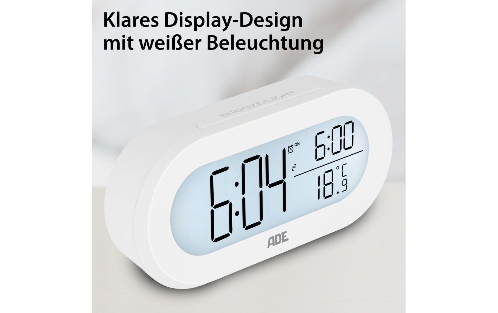 ADE Wecker »Weiss«