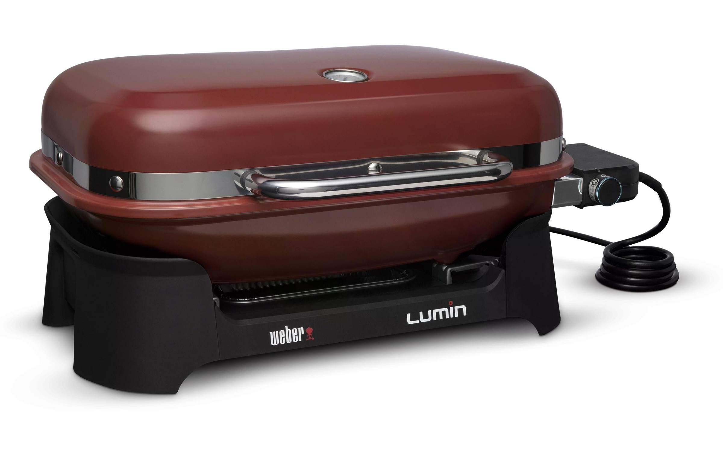 Weber Elektro-Standgrill »Lumin, Rot«, 2200 W