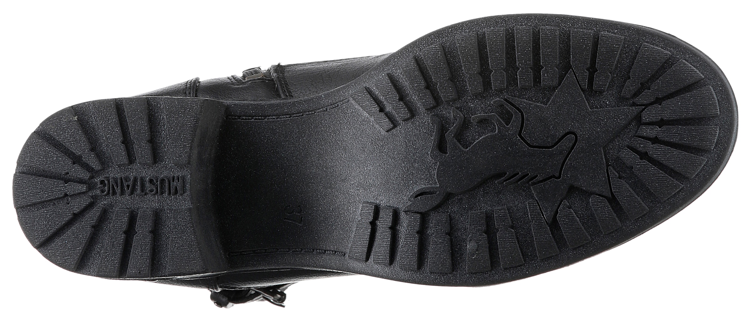 Mustang Shoes Schnürstiefelette, mit Innen-Reissverschluss