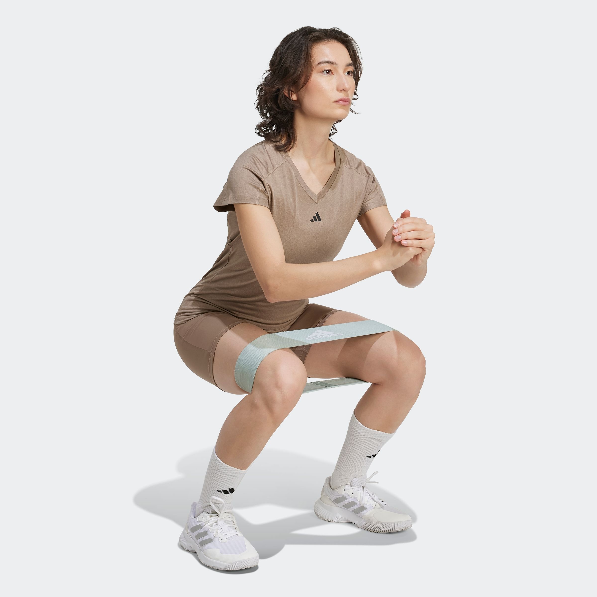 adidas Performance T-Shirt »WE MIN T«, Trainingsshirt, feuchtigkeitsabsorbierend mit V Ausschnitt