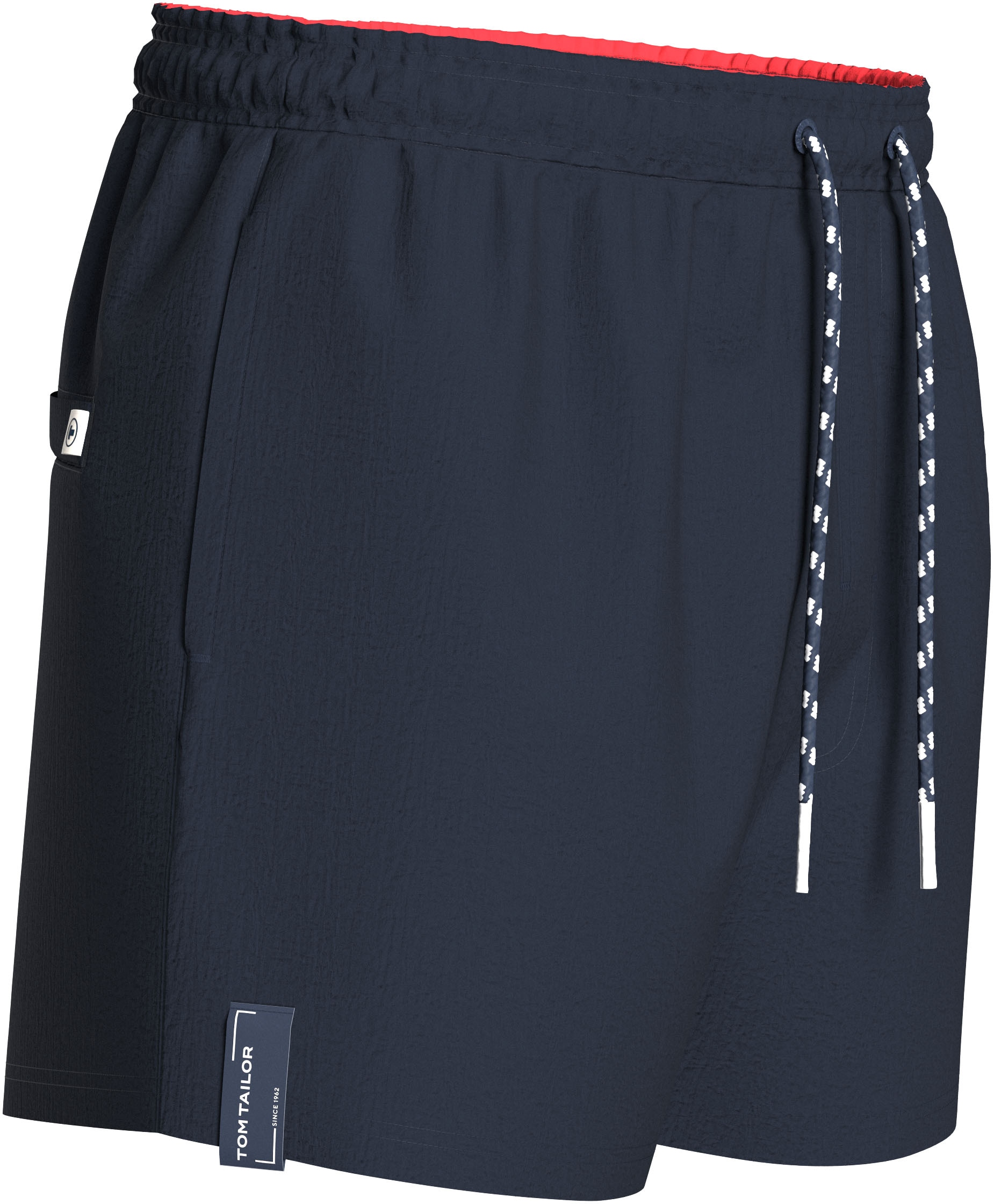 TOM TAILOR Badehose, mit gemusterten Kordeln