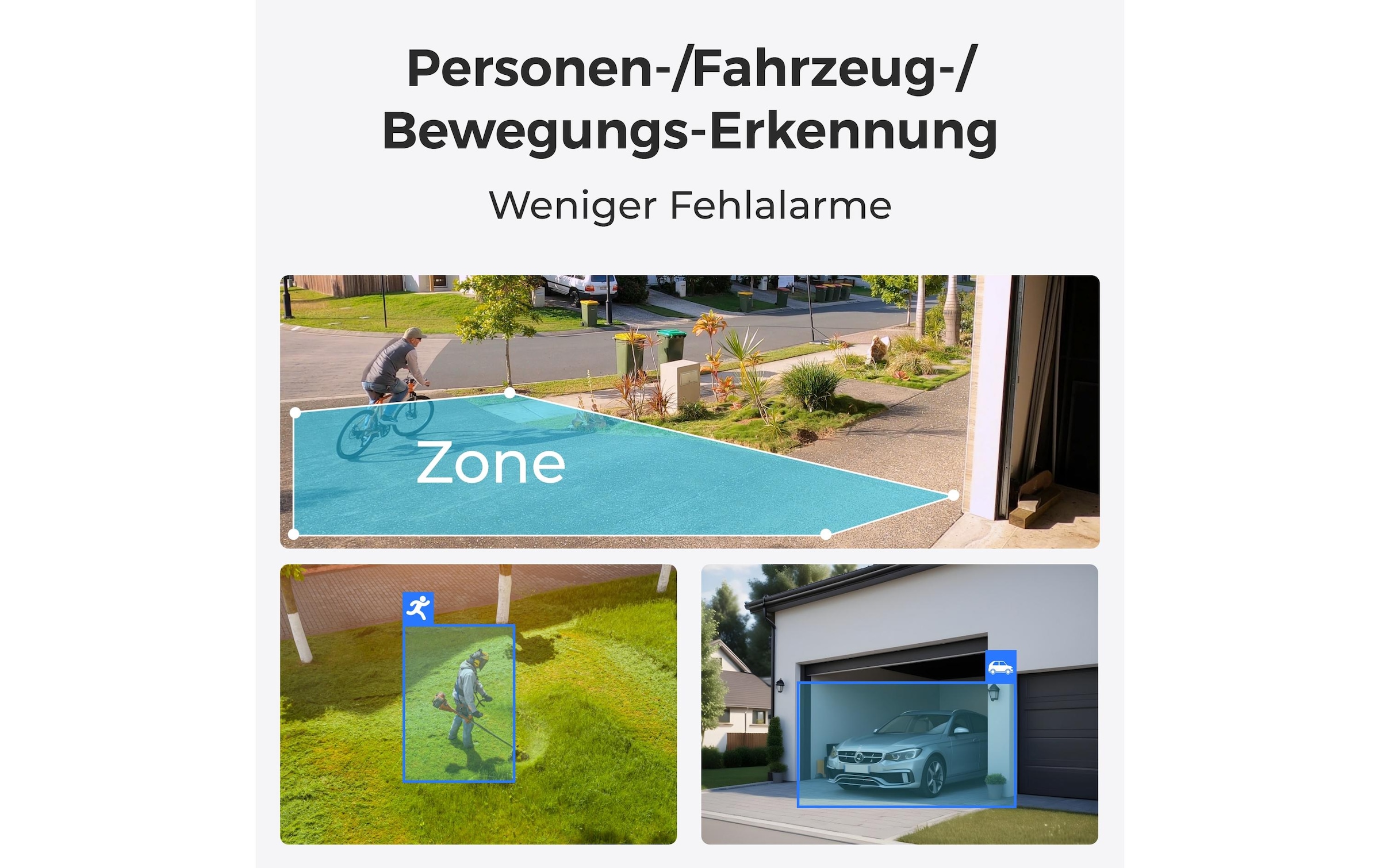 Reolink Überwachungskamera »B430 Schwarz, inkl, Solarpanel«, Aussenbereich