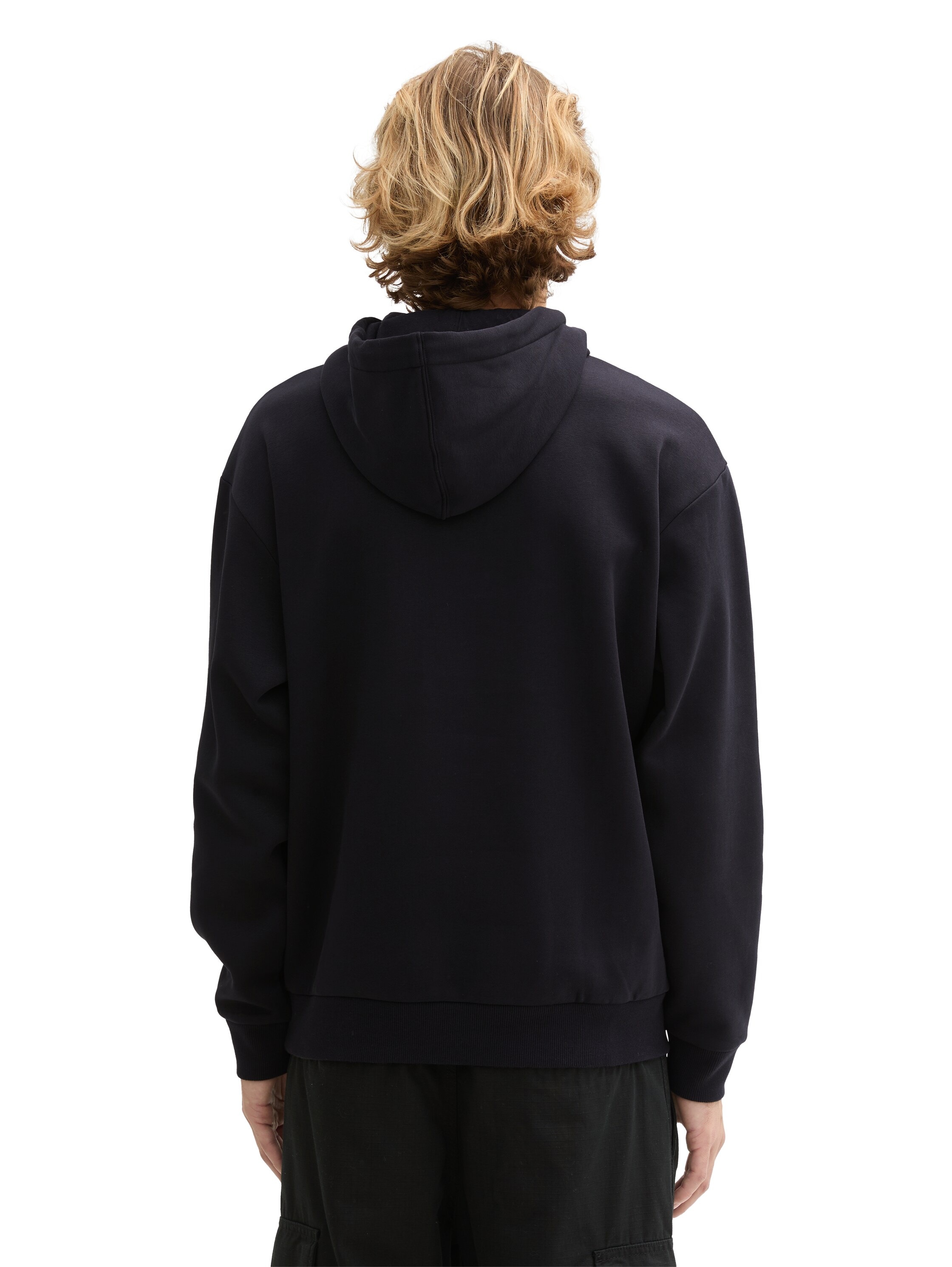 TOM TAILOR Denim Hoodie, mit grossem Logoprint