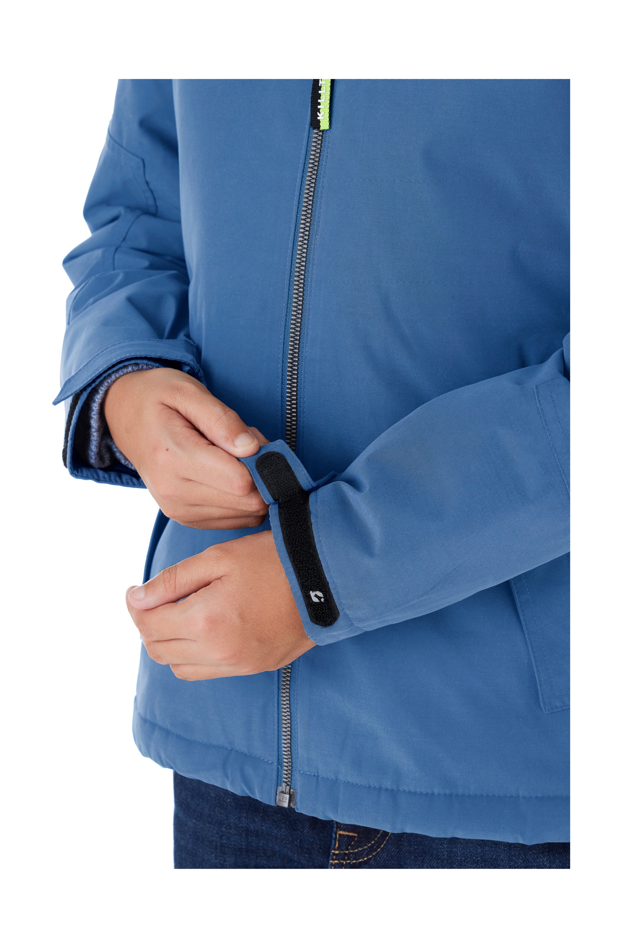 Killtec Funktionsjacke »KOW 377 BYS JCKT«, Wasserdichte Funktionsjacke mit Kapuze, warmem Futter und Kinnschutz