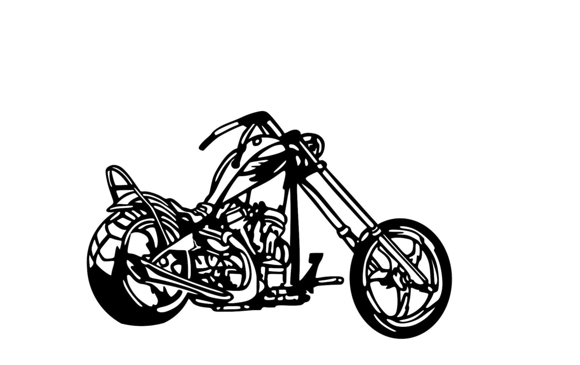 Wanddekoobjekt »Wallxpert Motorrad 70 x 44 cm«