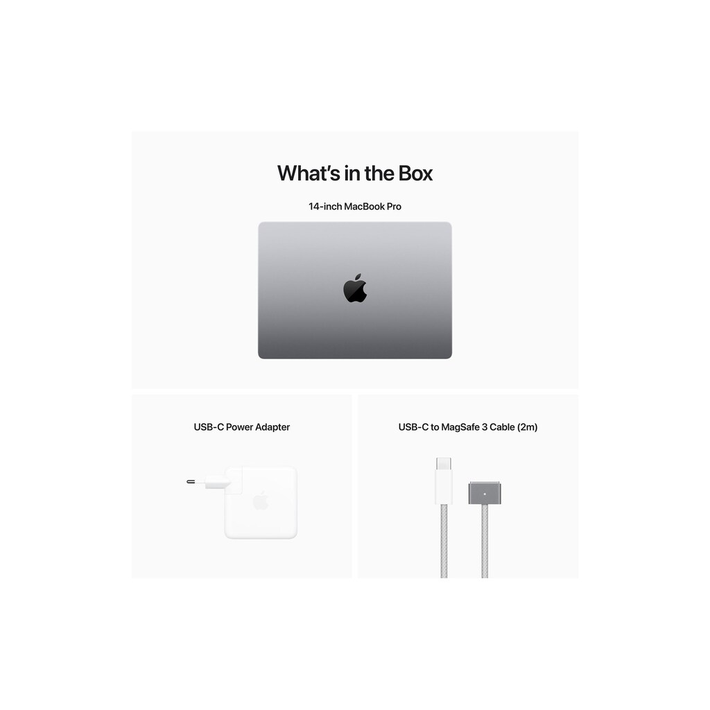 Apple MacBook Pro 14 Zoll (2023), M2 Max Chip, 12C CPU, 30C GPU