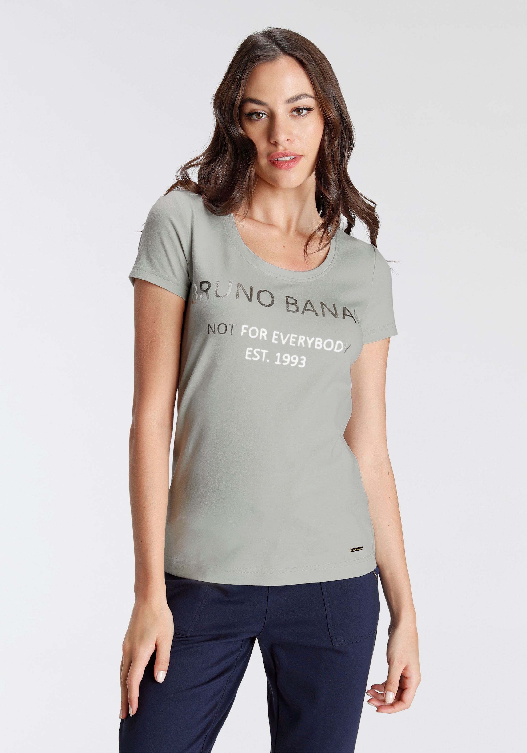 Banani Jelmoli-Versand Logodruck shoppen T-Shirt, KOLLEKTION mit Bruno bei goldfarbenem NEUE online Schweiz