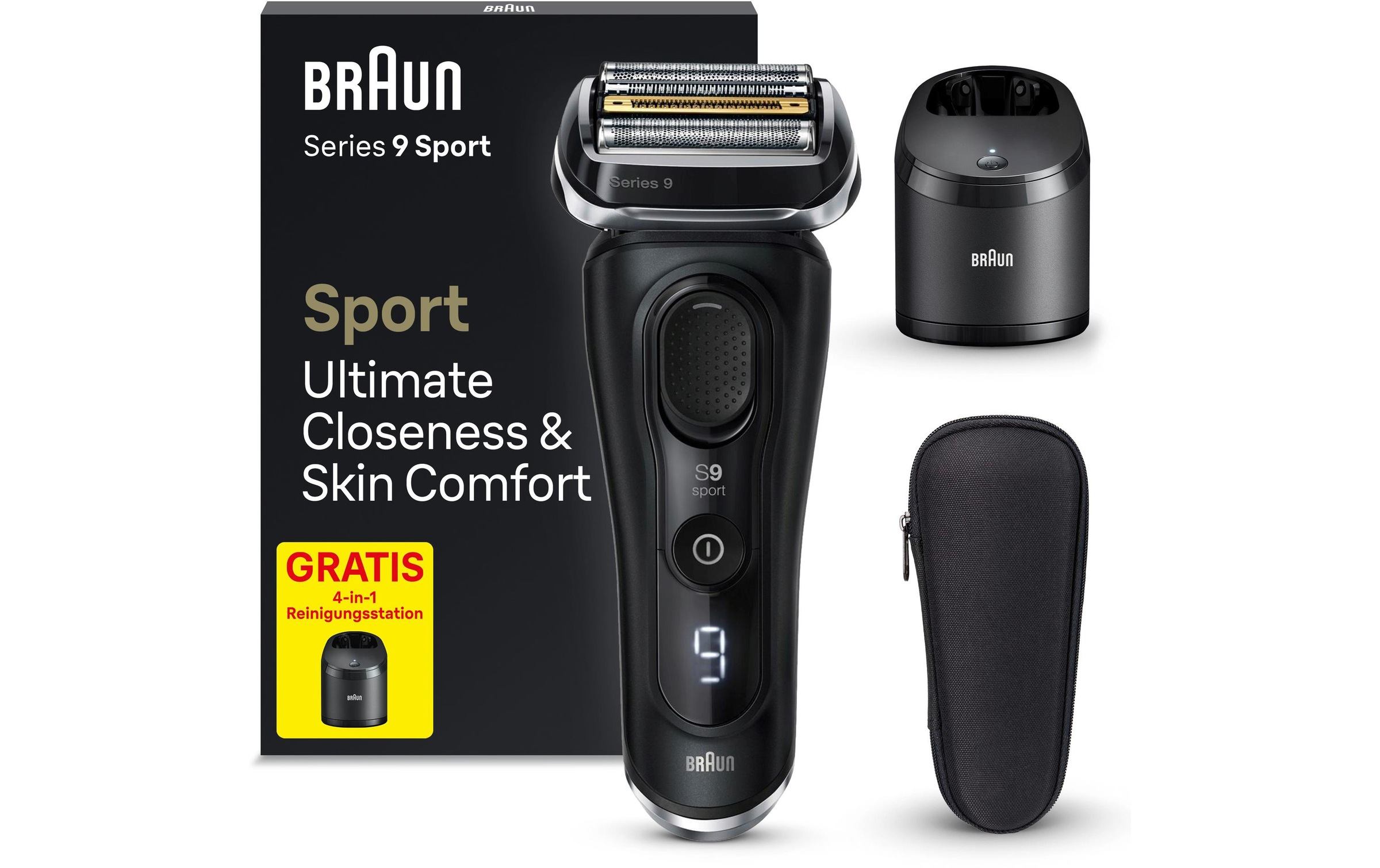 Braun Elektrorasierer »Series9 - 9352cc mit Reinigungsstation«