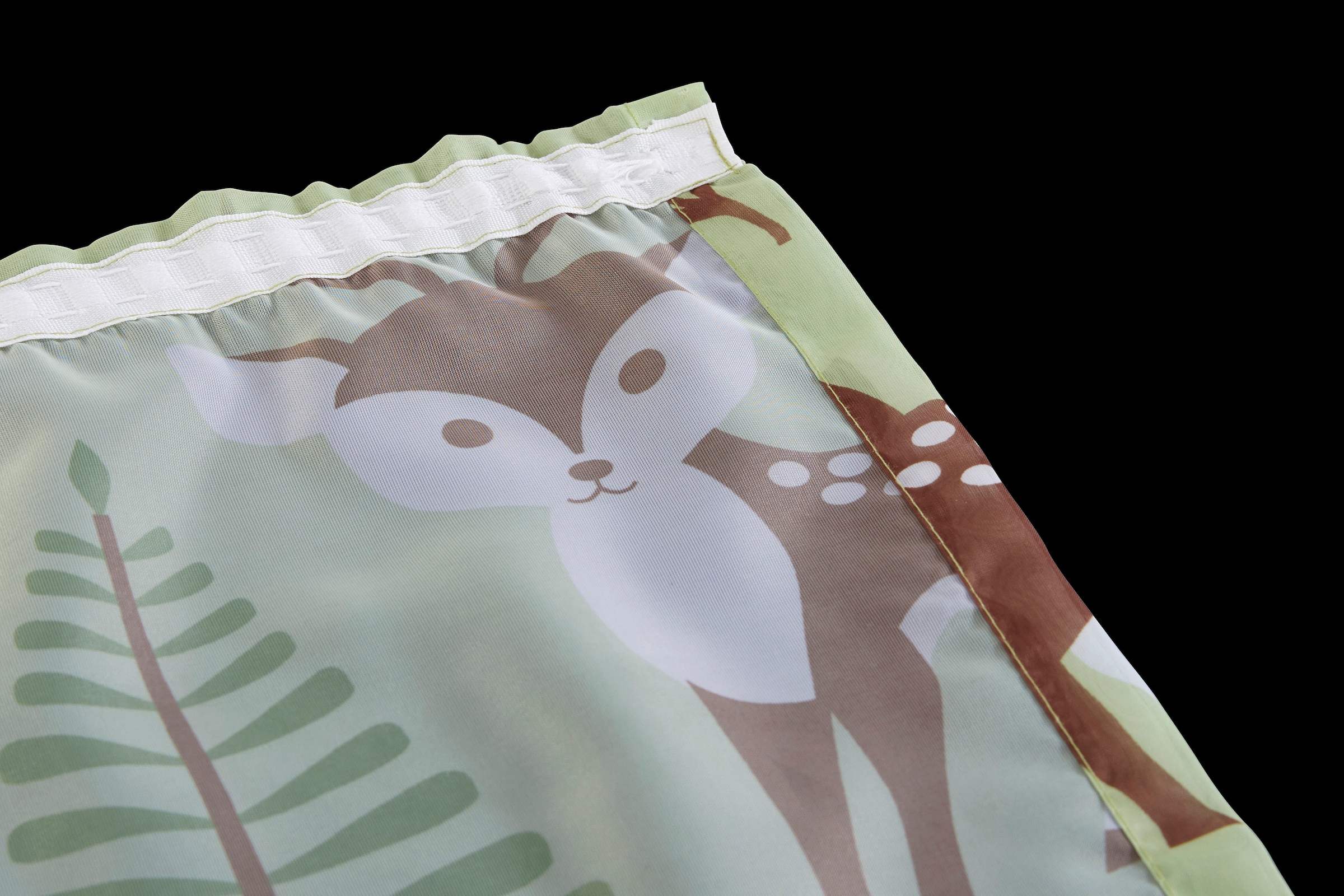 Lüttenhütt Gardine »Waldtiere«, (1 St.), Kindergardine, bedruckt,  transparent, verschiedene Grössen online bestellen | Jelmoli-Versand