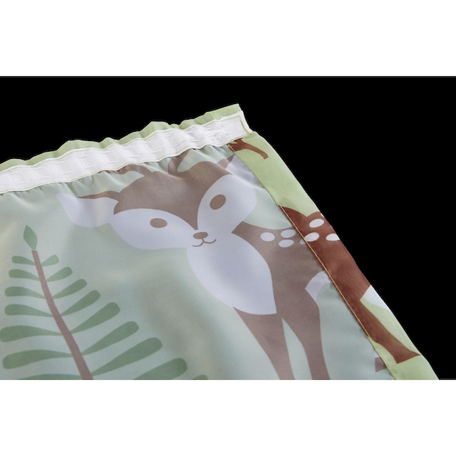 Lüttenhütt Gardine »Waldtiere«, (1 St.), Kindergardine, bedruckt,  transparent, verschiedene Grössen online bestellen | Jelmoli-Versand