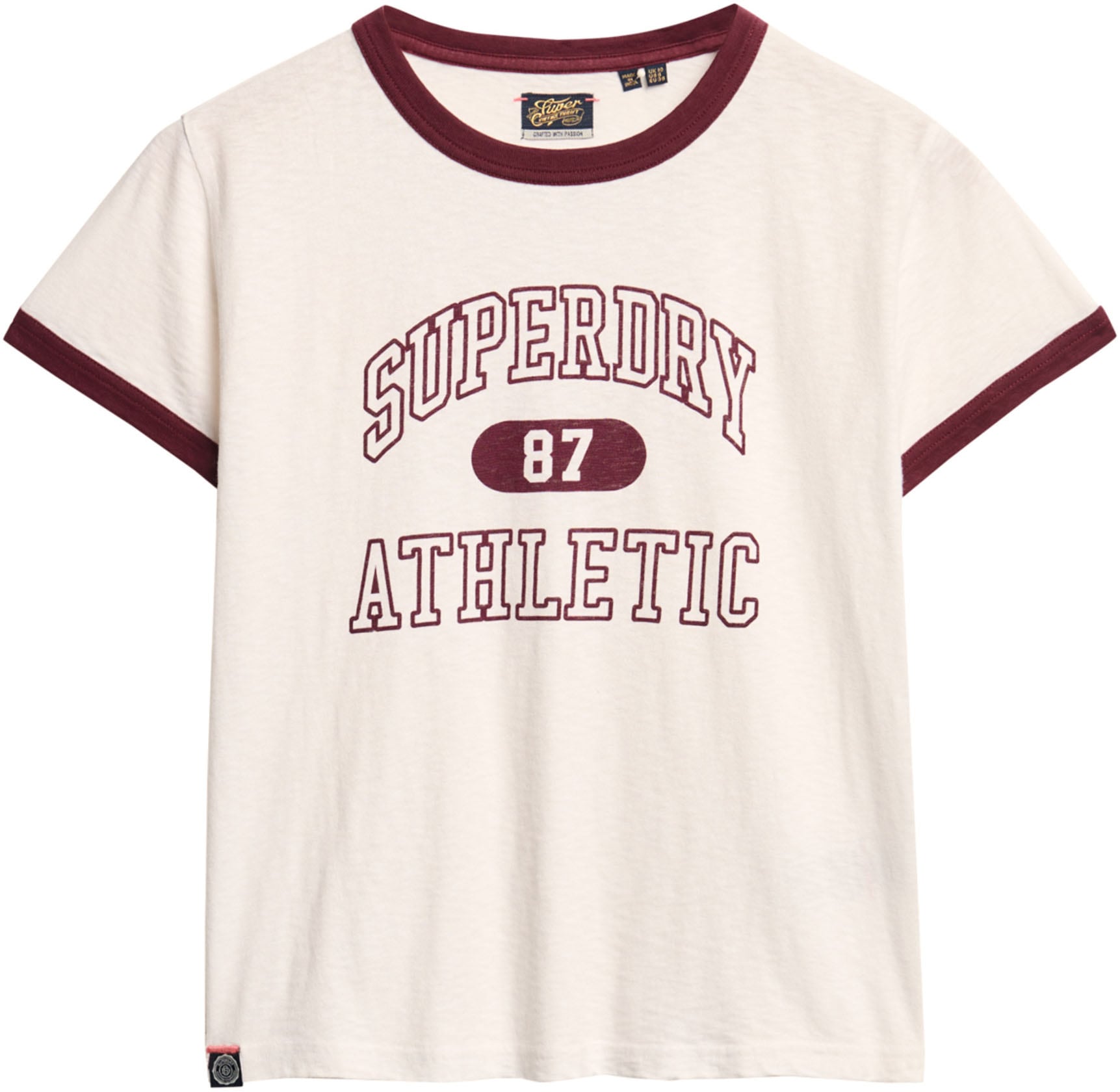 Superdry Print-Shirt »ATHLETIC RINGER FITTED TSHIRT«