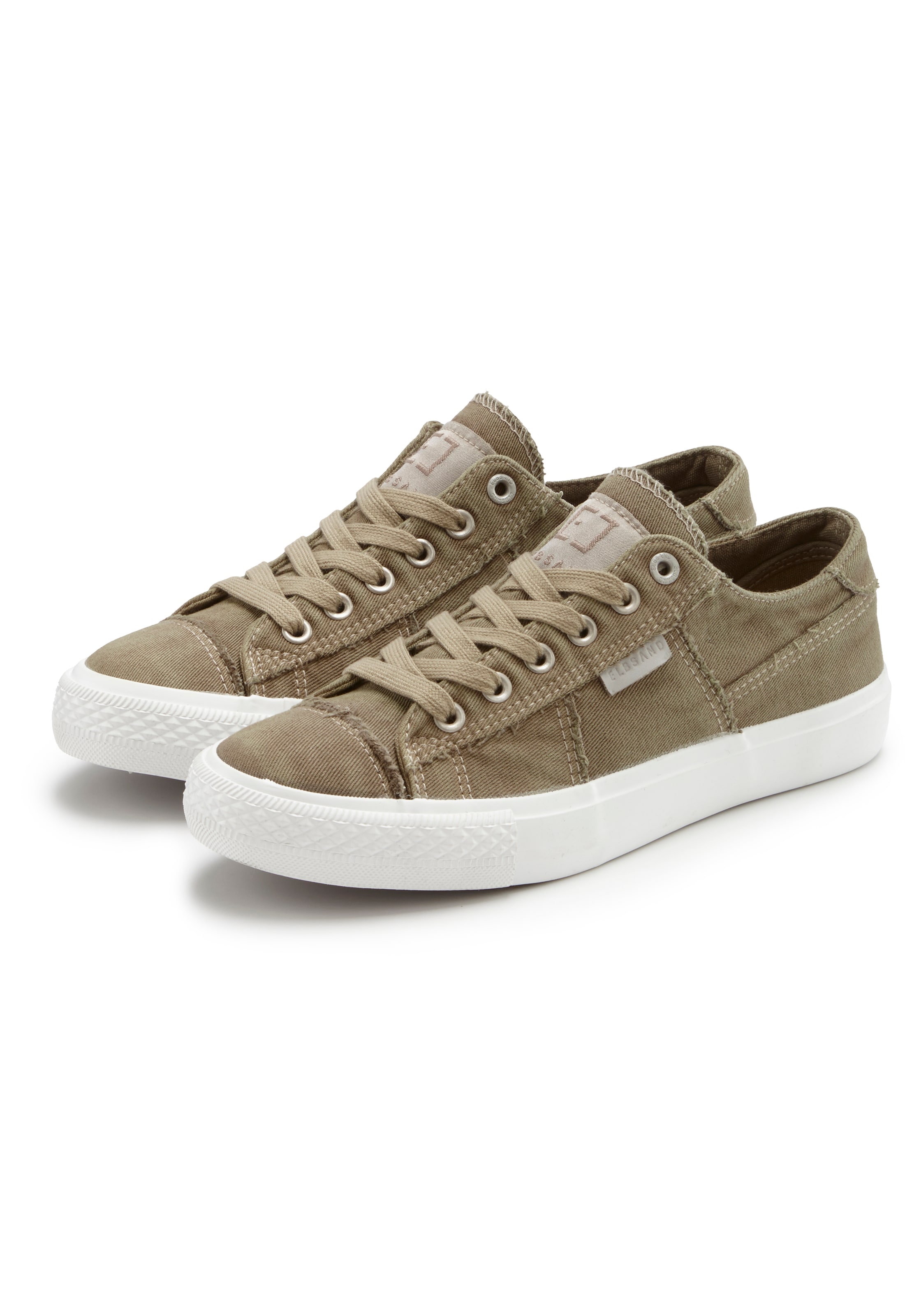 Elbsand Sneaker "Schnürschuh, Stoffschuhe, Textilschuhe, Turnschuh, Freizeitschuh" Schnürhalbschuh aus Textil in modernem Used-Look VEGAN