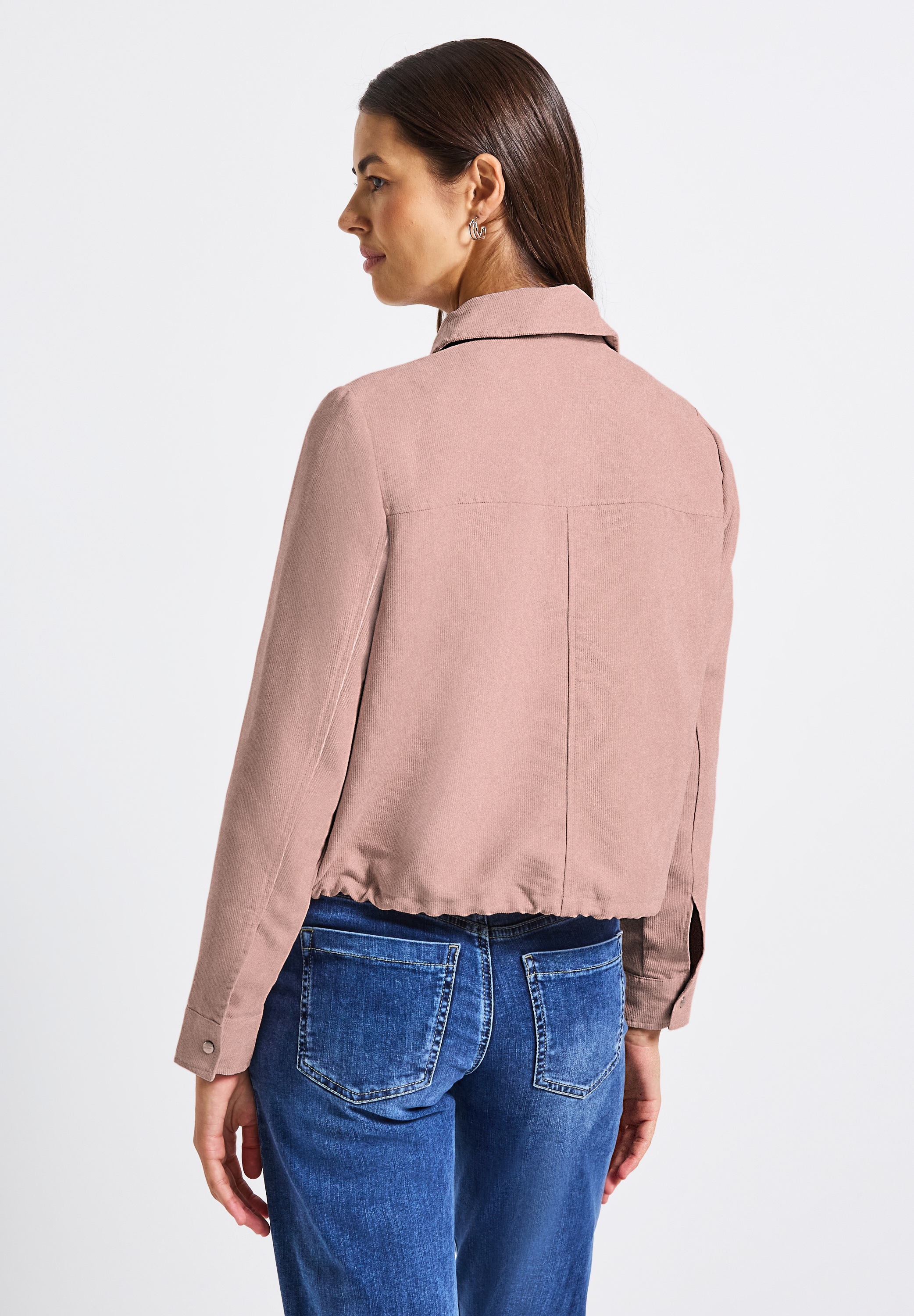STREET ONE Cordjacke, mit Zipper