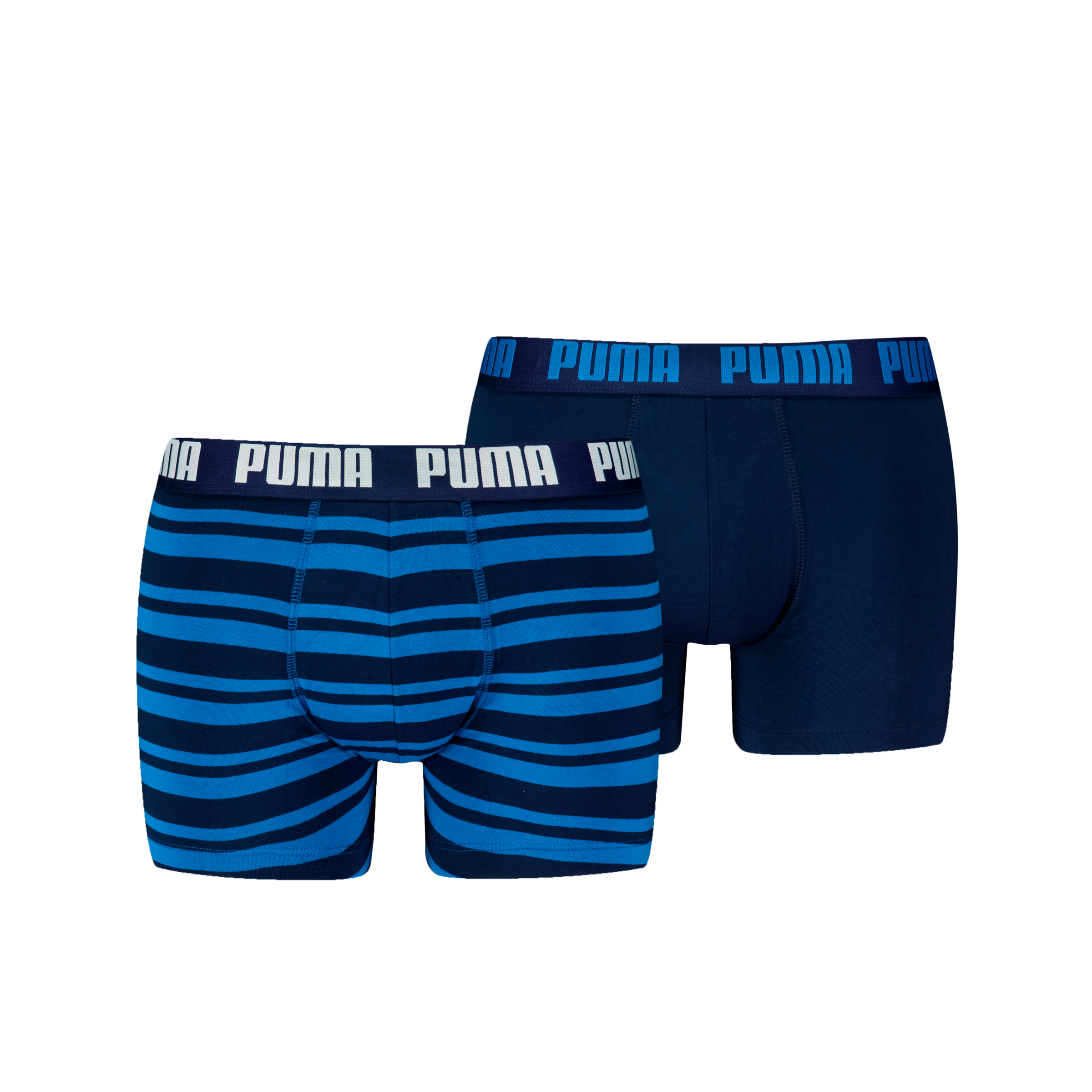 PUMA Boxershorts »PUMA MEN EVERYDAY PLACED LOGO BOXERS 2P« Packung, 2er Pack, mit Logo Webbund