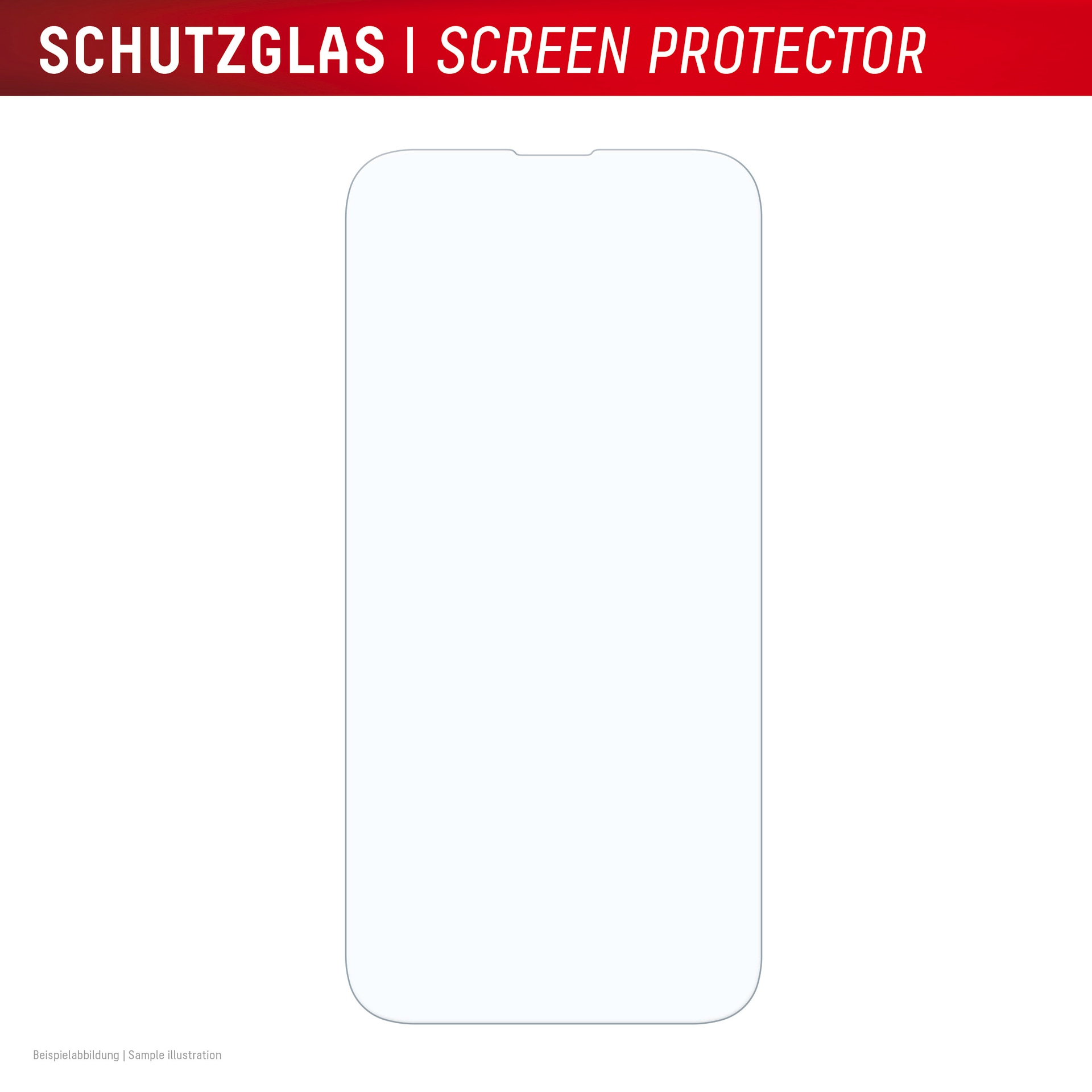 Displex Displayschutzglas »Real Glass Screen Protector inkl. Case«, für Apple iPhone 16e, Displayschutzfolie, Schutzfolie, Bildschirmschutz, kratz- & stossfest
