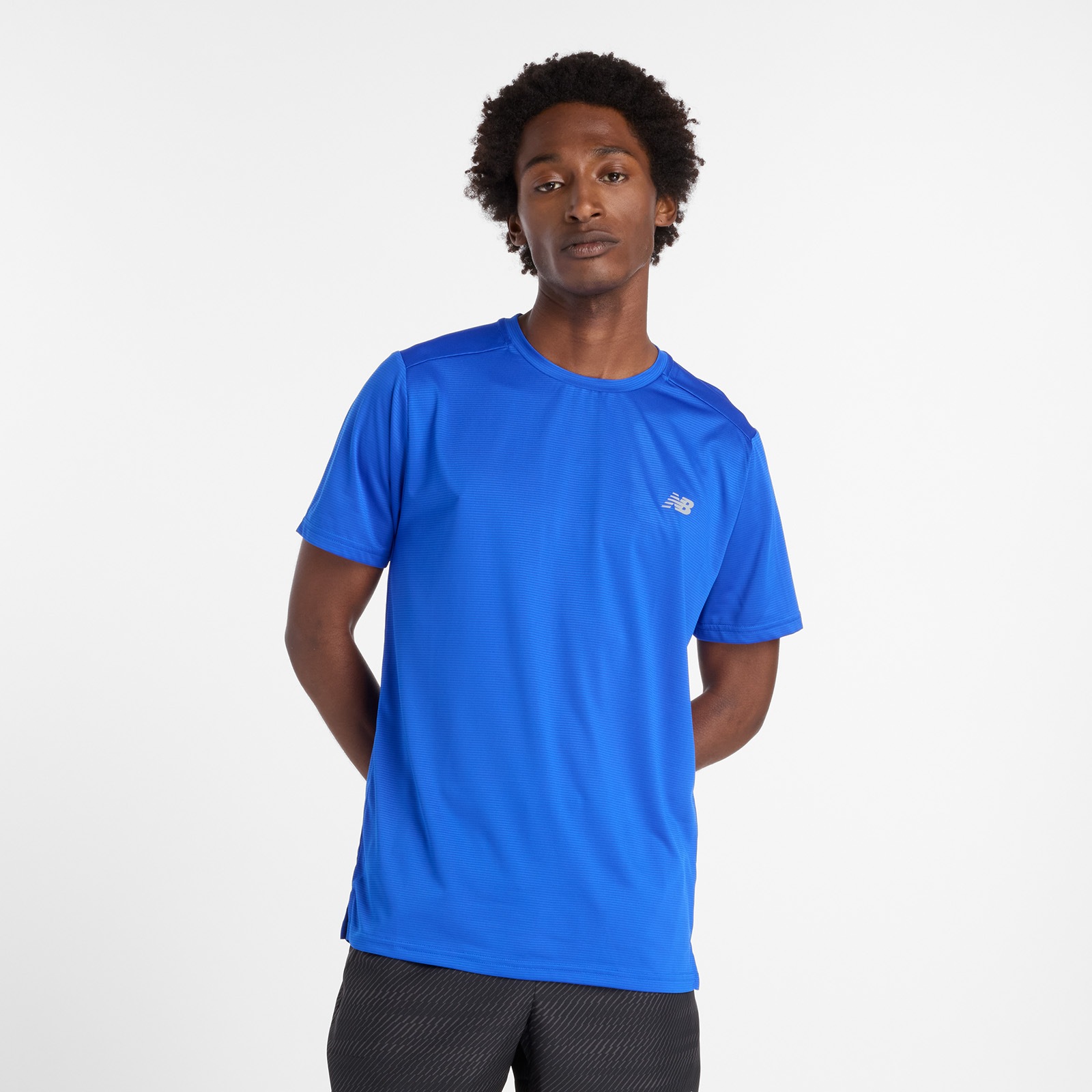 New Balance Laufshirt »Sport Essentials T-Shirt«, mit Streifendesign