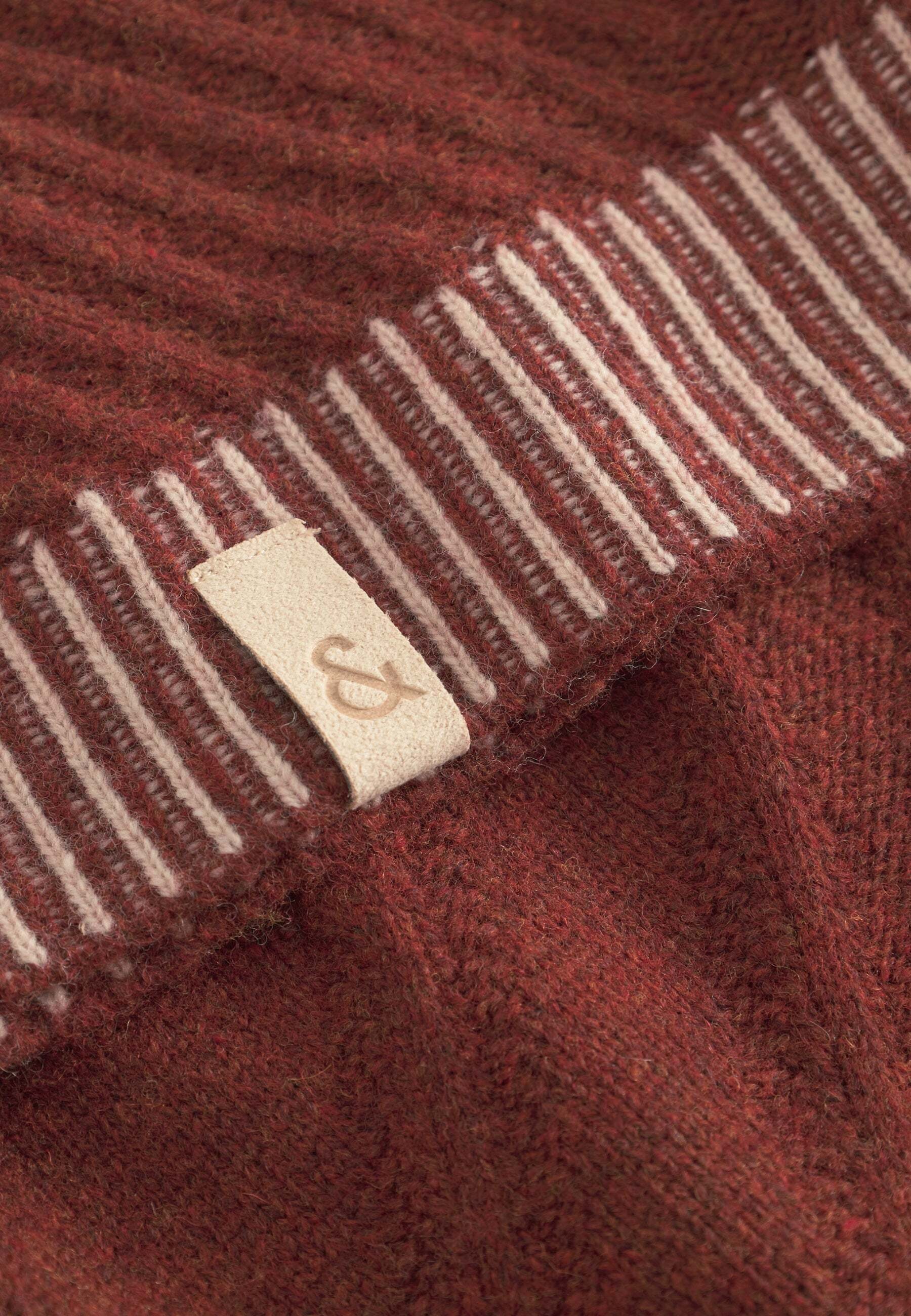 colours & sons Strickpullover »colours & sons Pullover Roundneck Ethno Structure«
