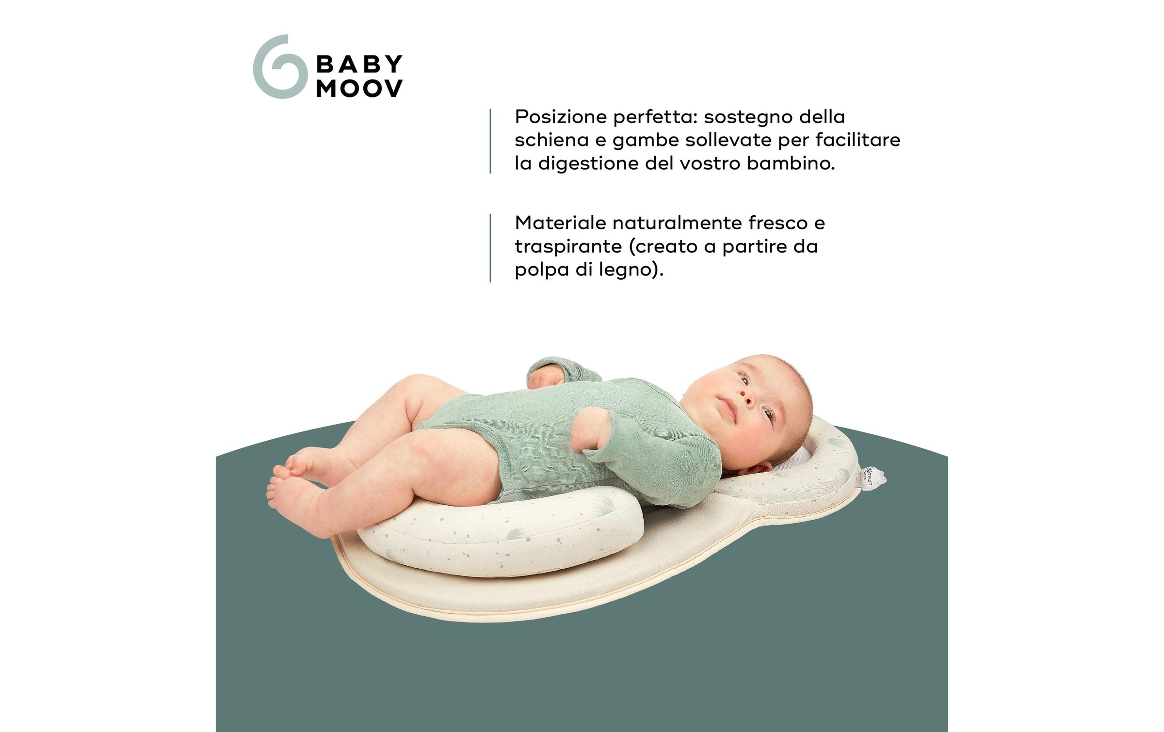 BABYMOOV Nackenkissen »Cosydream Fresh Mineral Beige«