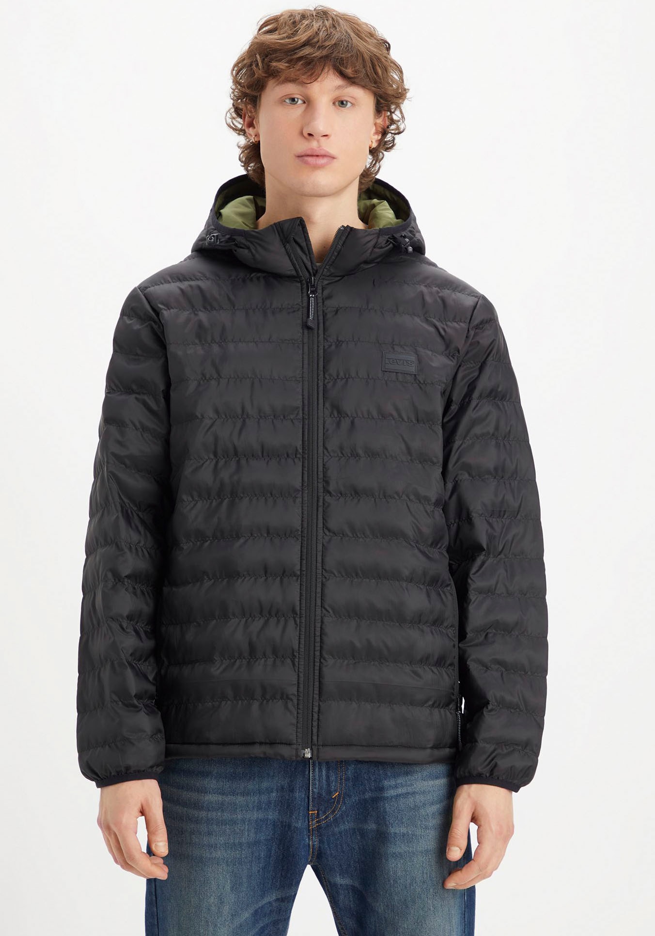 Steppjacke »PIERCE PACKEBLE JACKET«, mit Kapuze