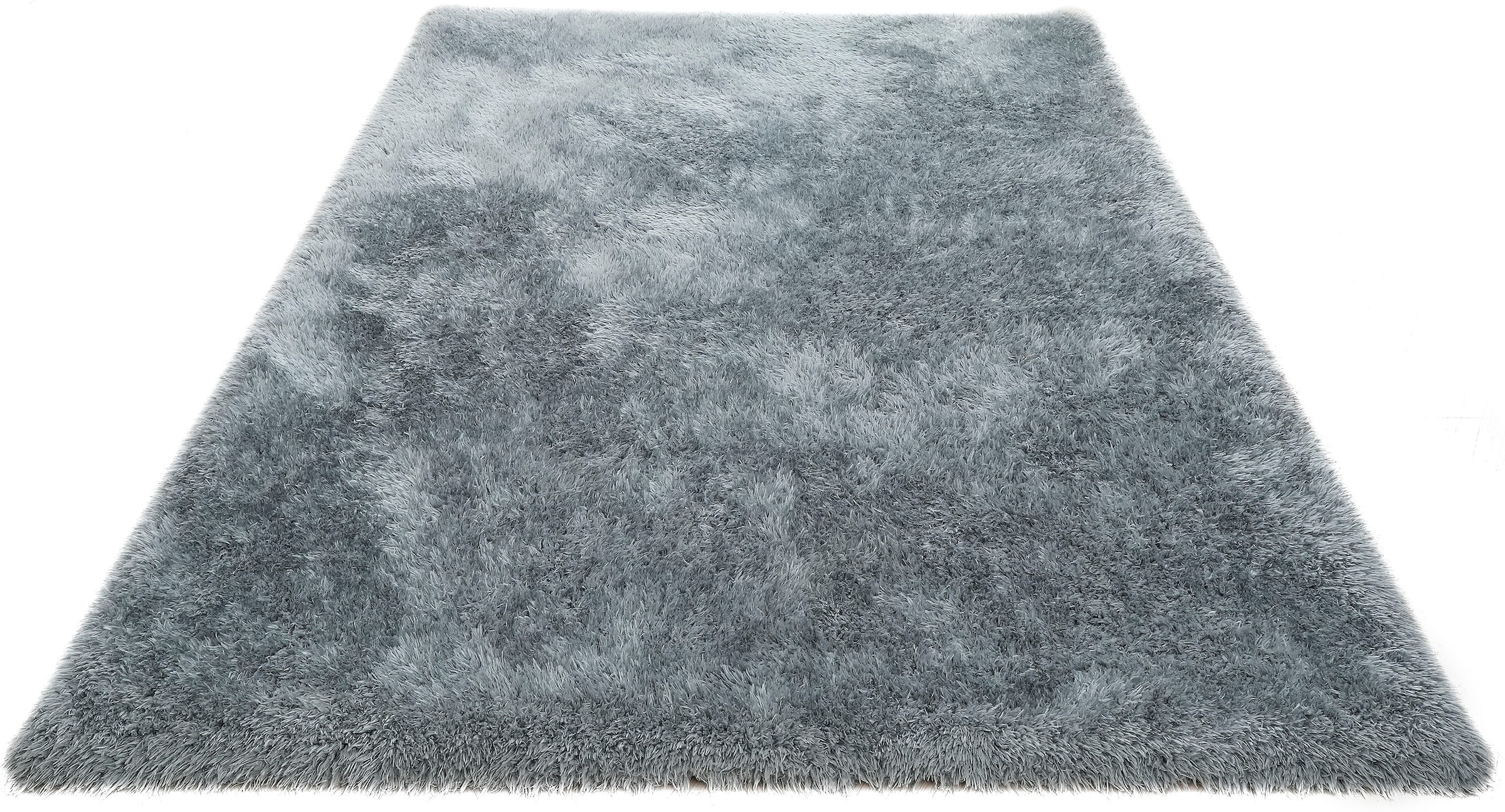 my home Hochflor-Teppich »Micro Shaggy, aus weicher Mikrofaser«, rechteckig, 53 mm Höhe, weich, flauschig, Uni-Farben, Wohnzimmer, Schlafzimmer, Kinderzimmer
