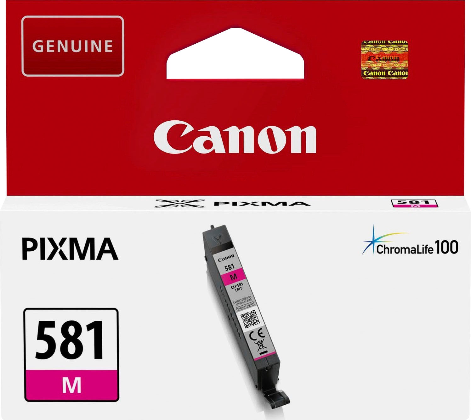 Canon Tintenpatrone »INK CLI-581 M« original Druckerpatrone 581 magenta